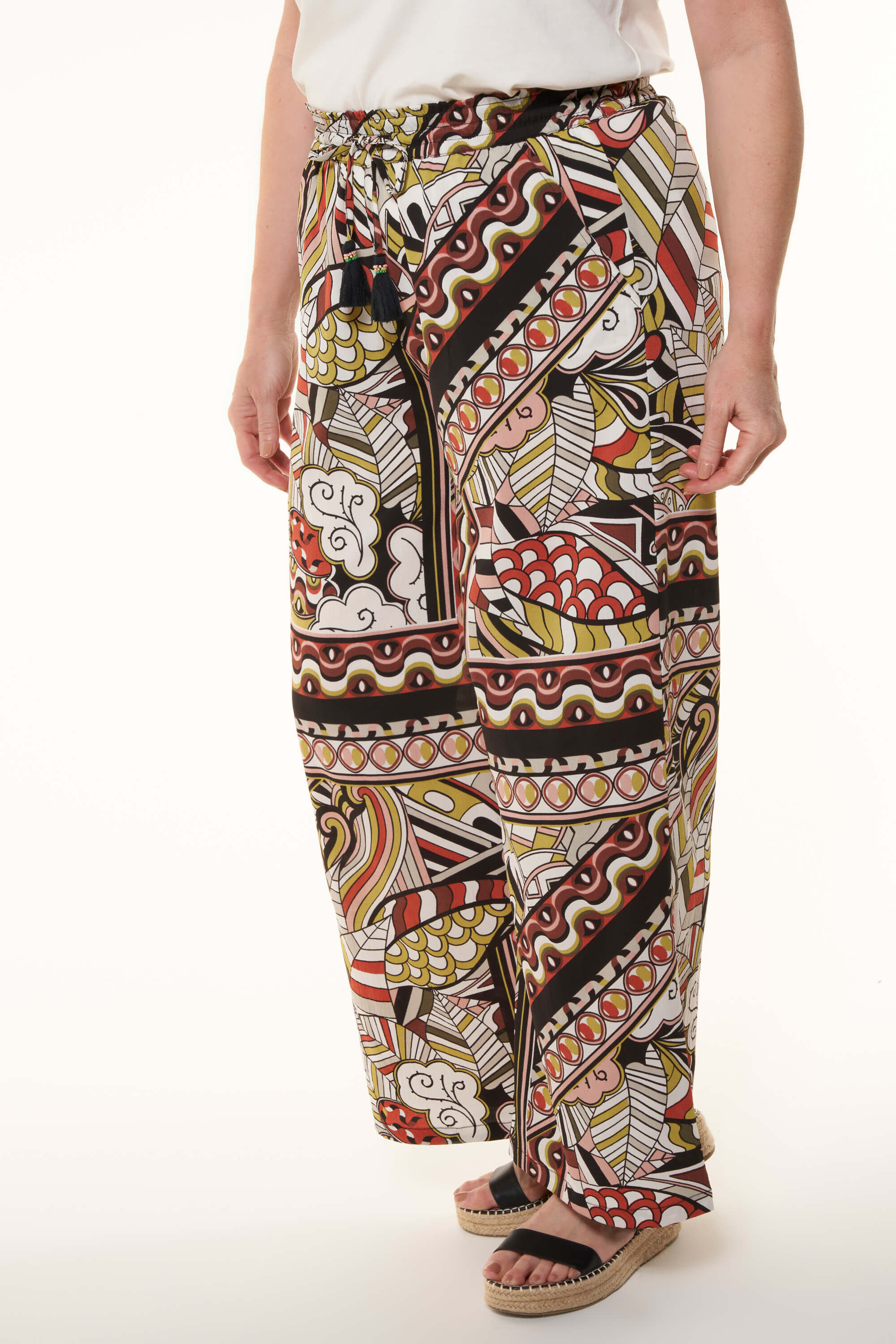 Weite Hose mit Print  image number 5