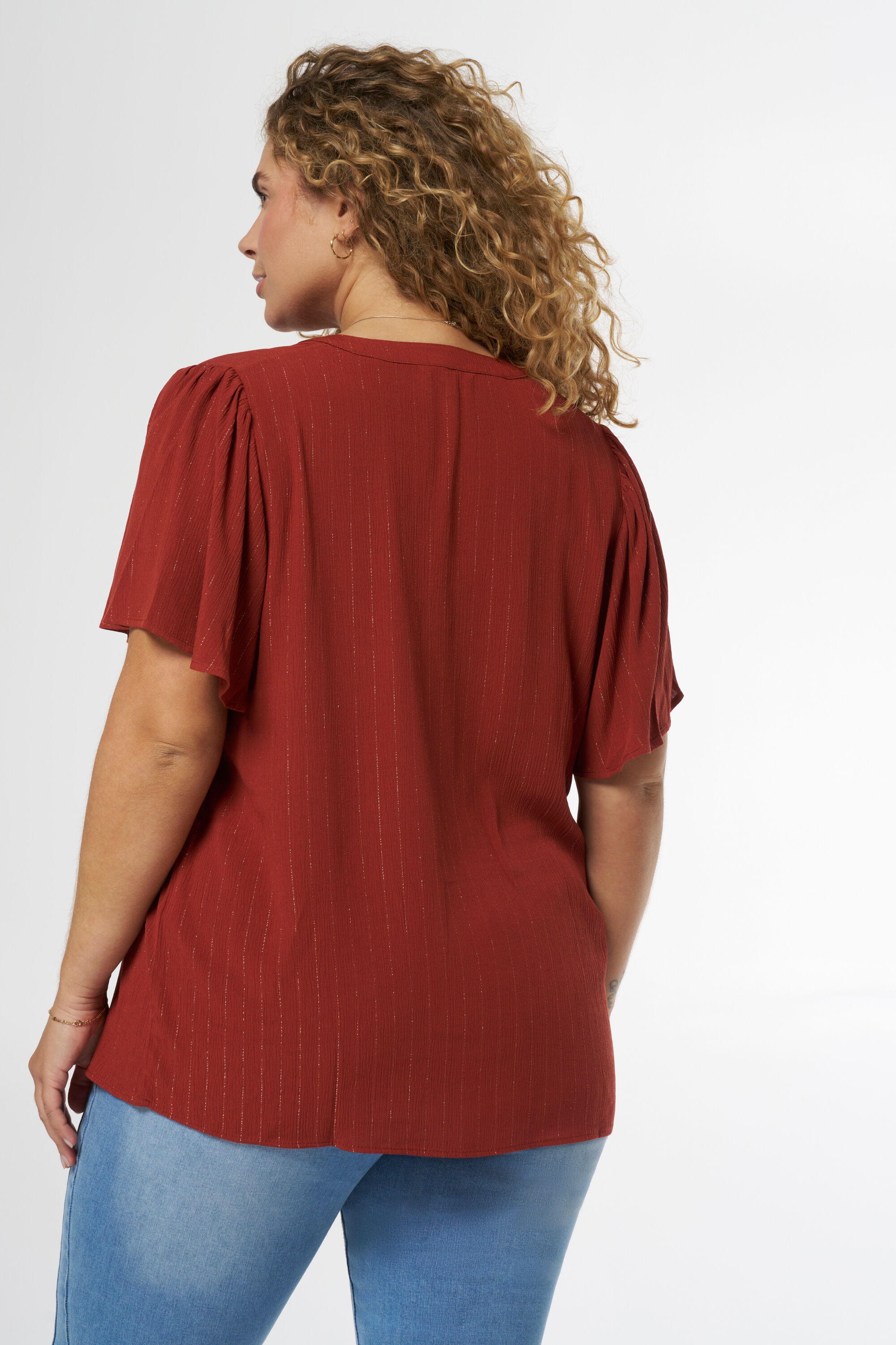 Bluse mit Schmetterlings&auml;rmeln image number 3