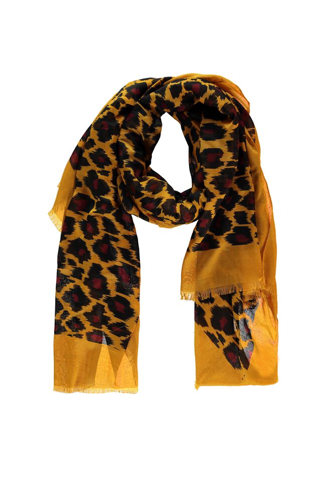 Schal mit Leoparden-Print image number 1