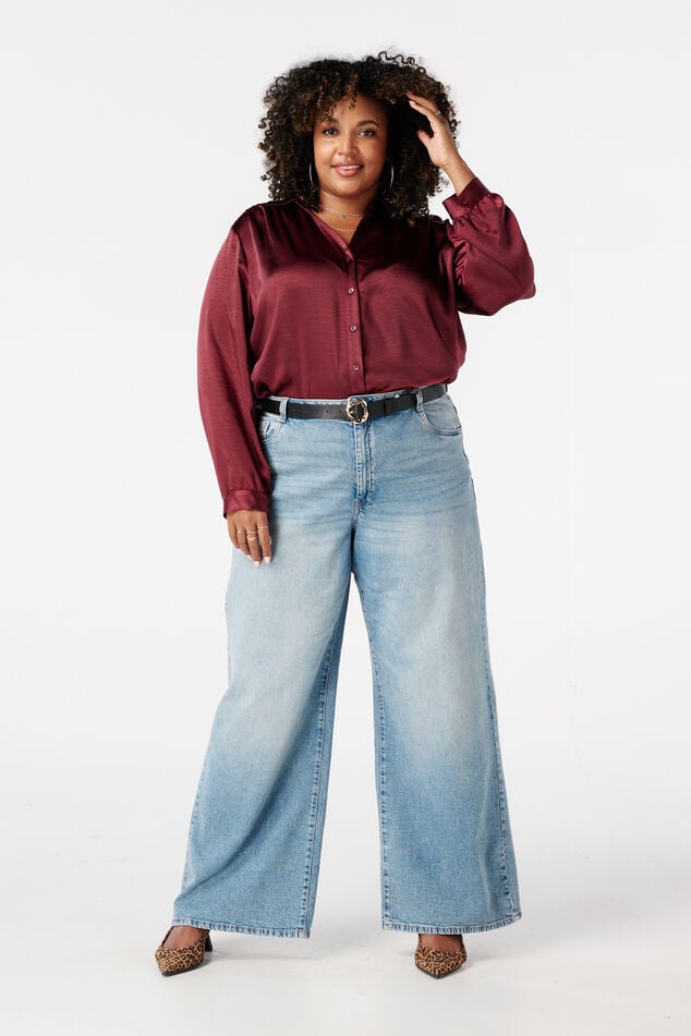 Bluse in Satinoptik image number 5