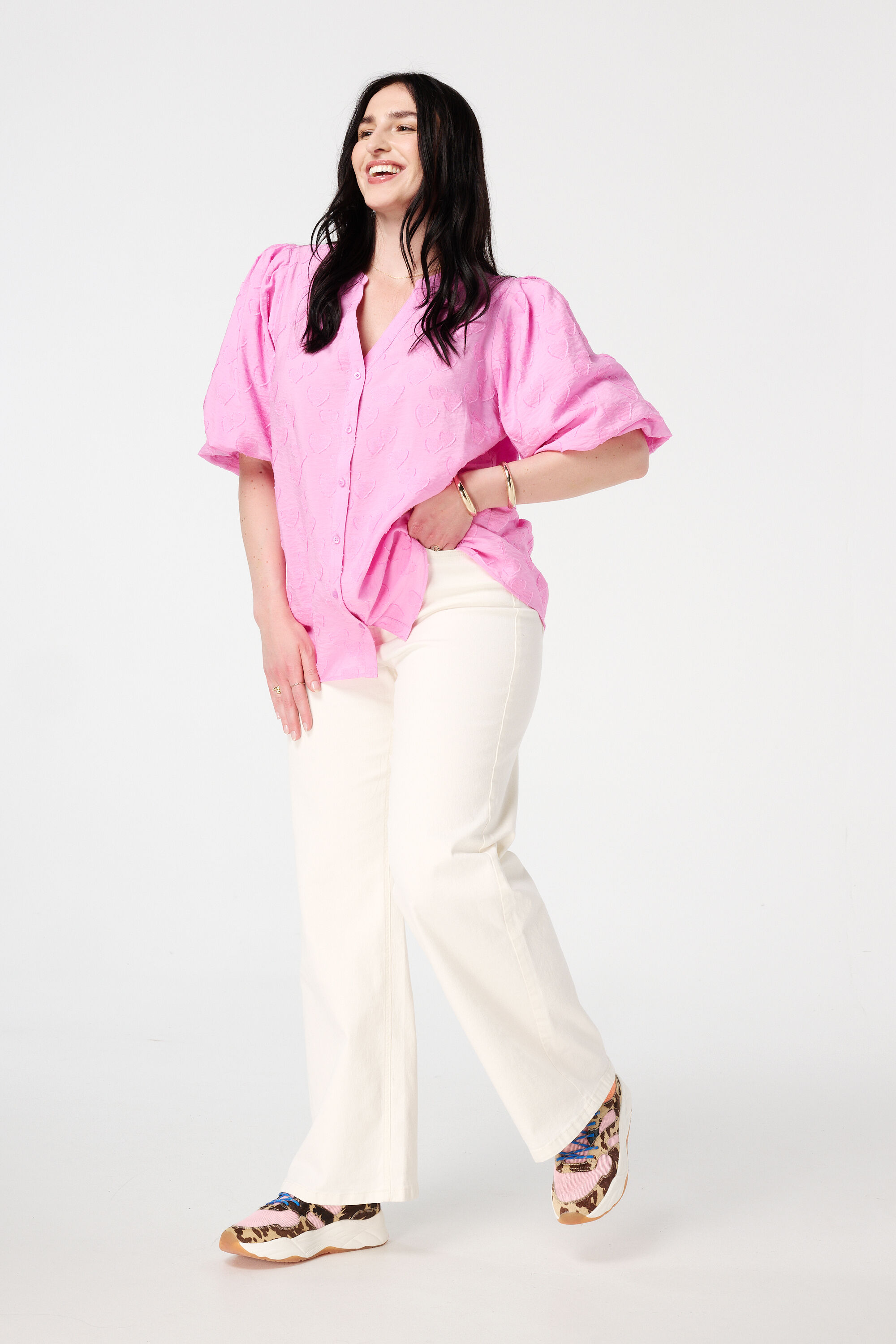  Bluse mit Herzdruck  image number 5