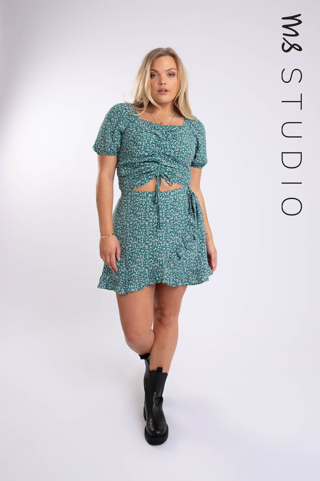 Skort mit Blumen-Print  image number 0
