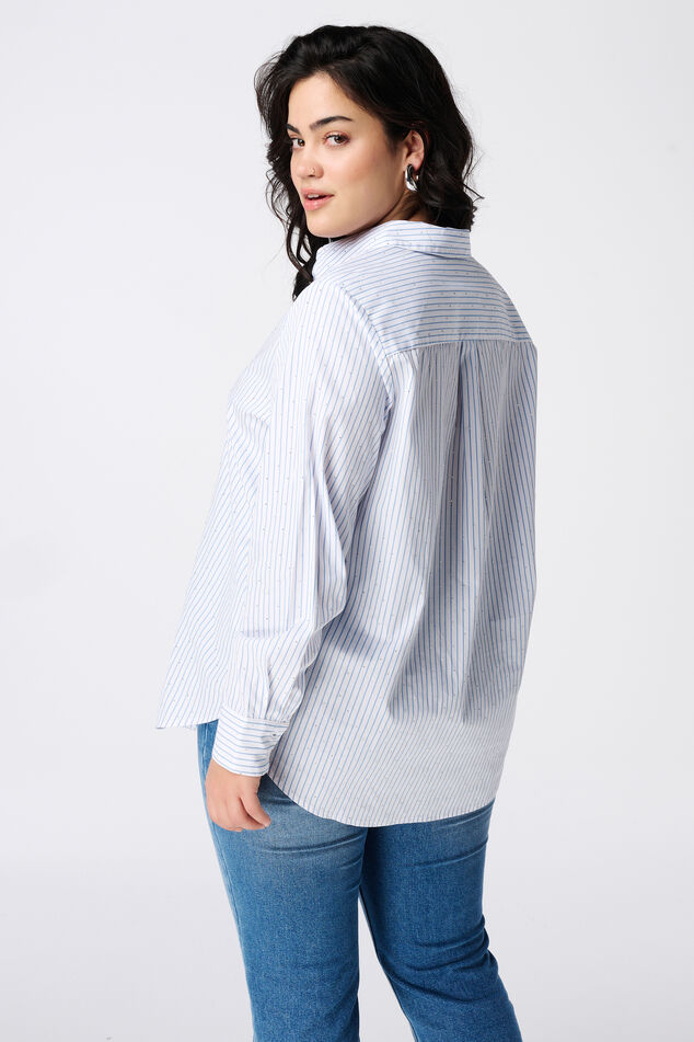 Shirt mit Steinen image number 3