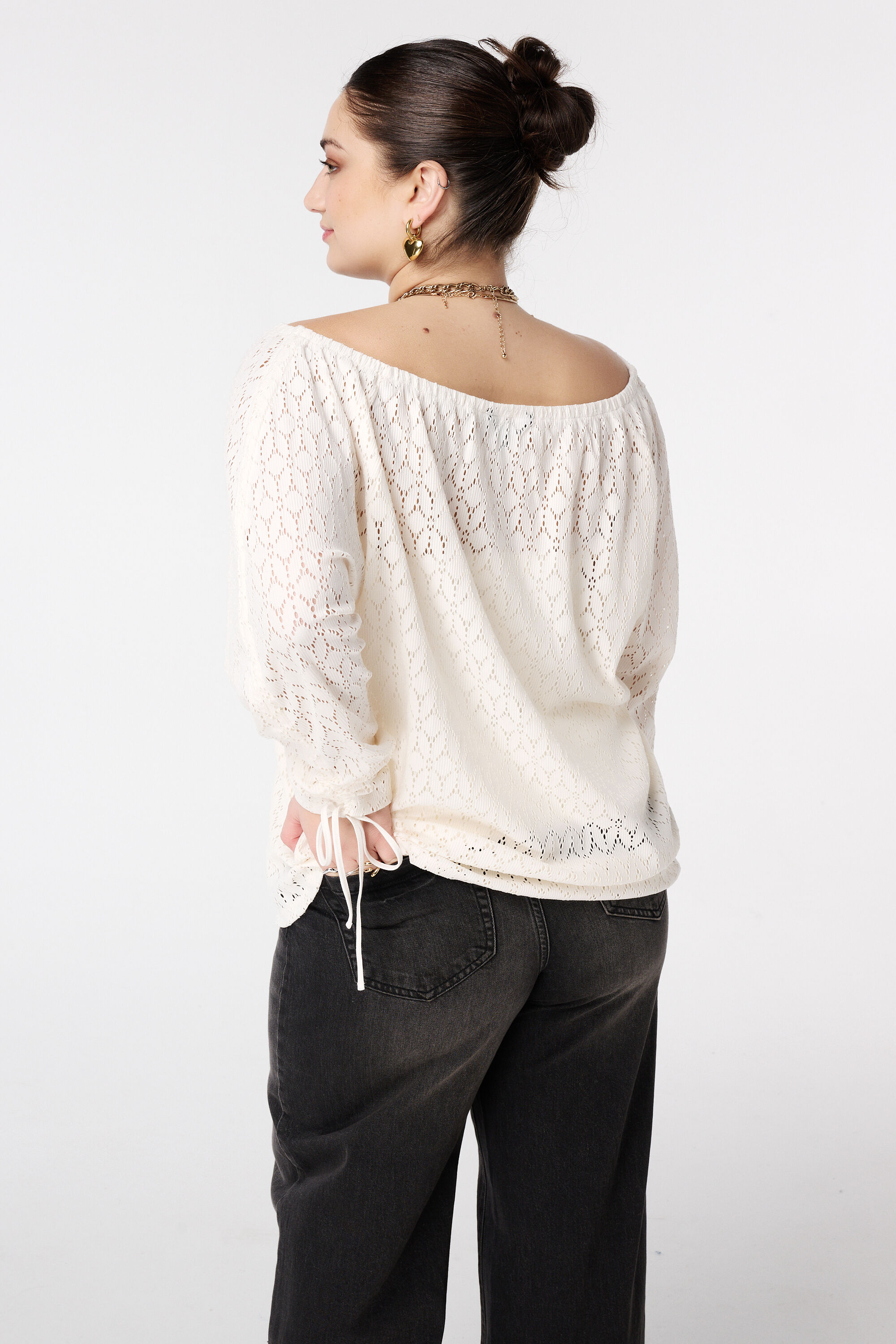 Top mit Ajourmuster image number 3