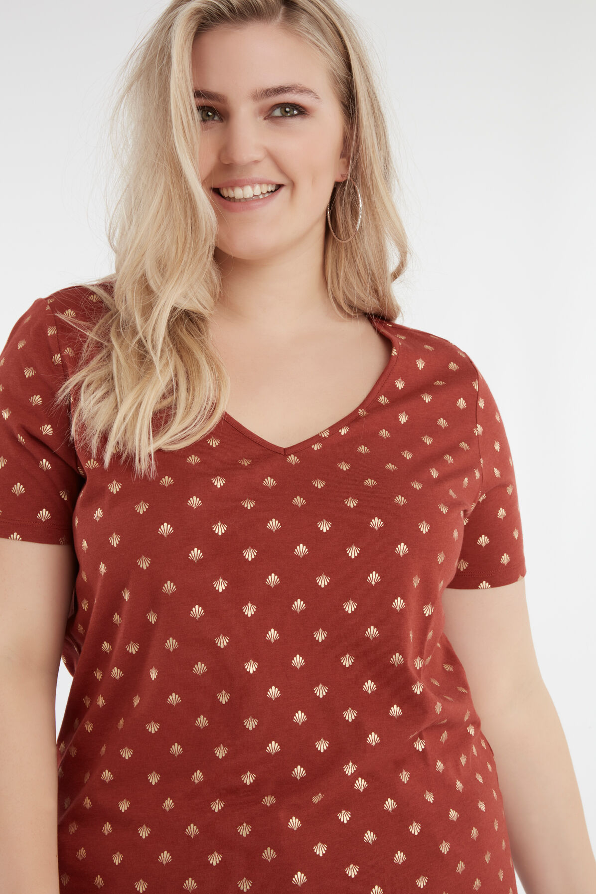 T-Shirt mit Folien-Print image number 0