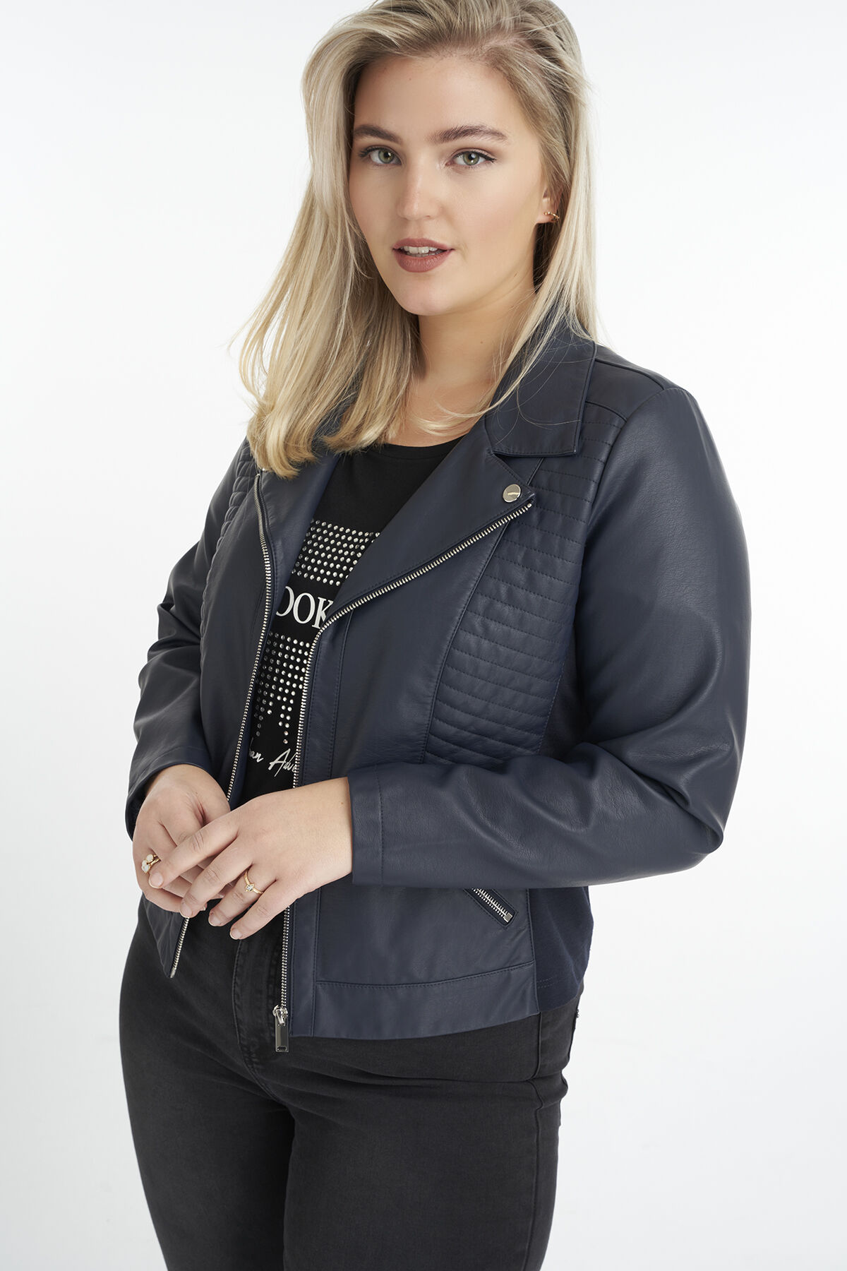 PU-Kunstlederjacke image number 4