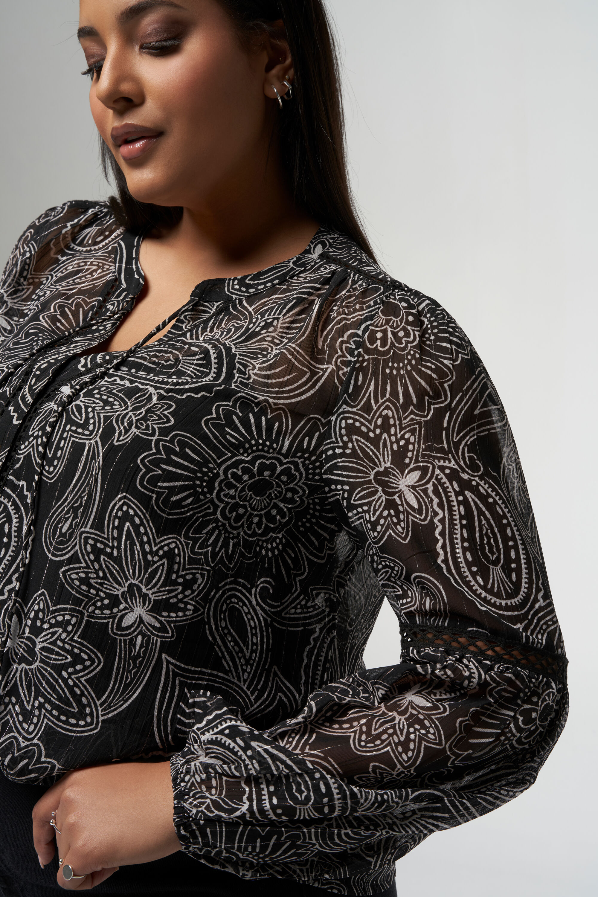 Bluse mit Paisley-Print  image number 4