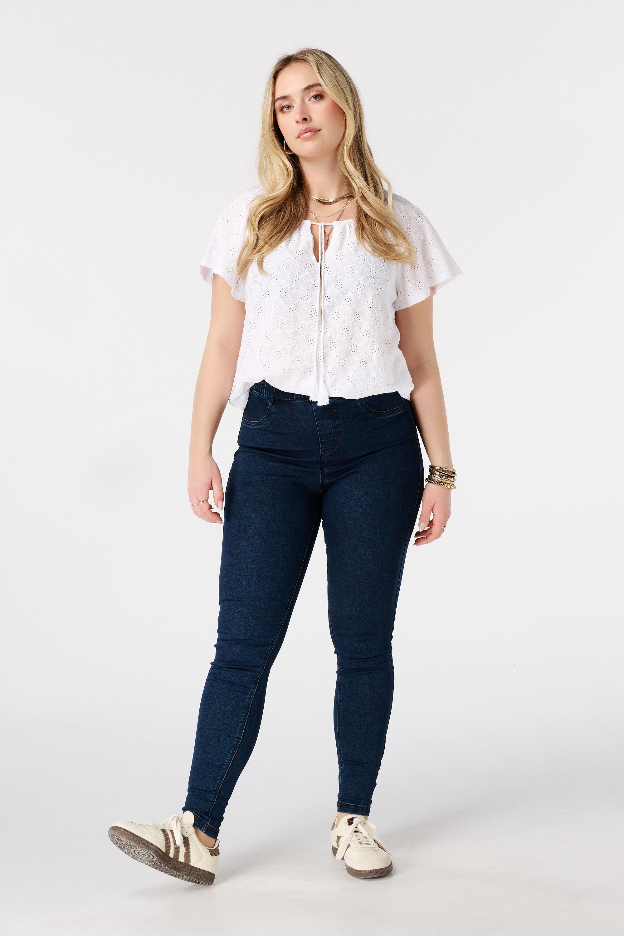 Tregging im Denim-Look