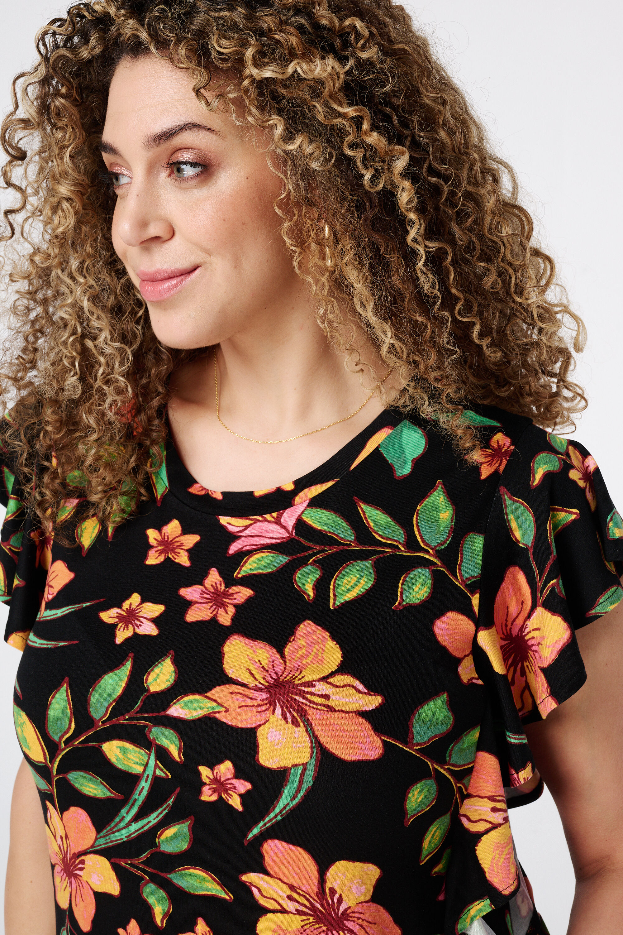 Top mit verspielten Fl&uuml;gel&auml;rmeln  image number 4