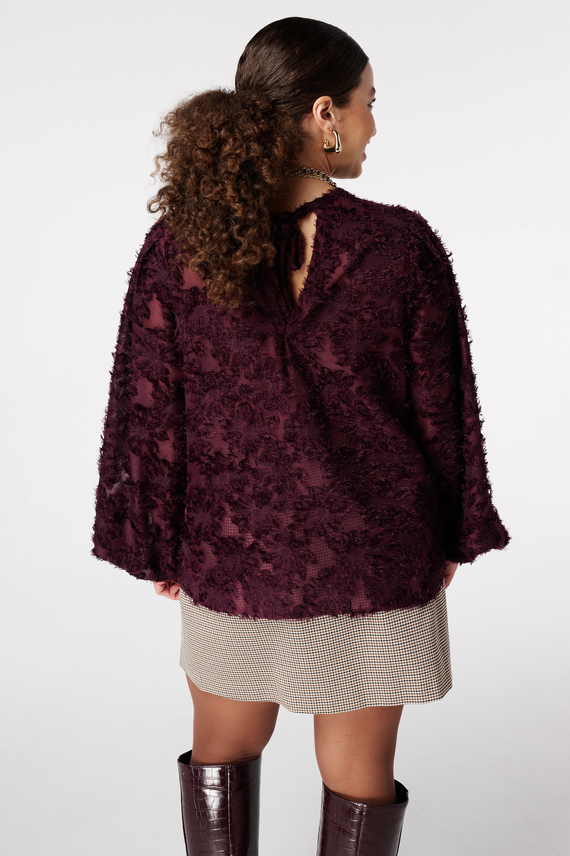 Strukturierte Bluse image number 3