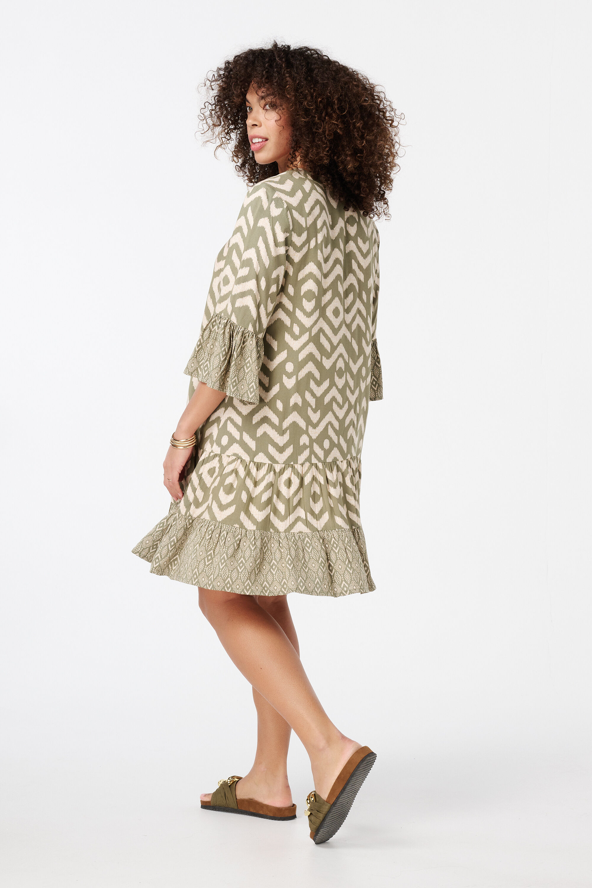 Luftiges Kleid mit Print  image number 3