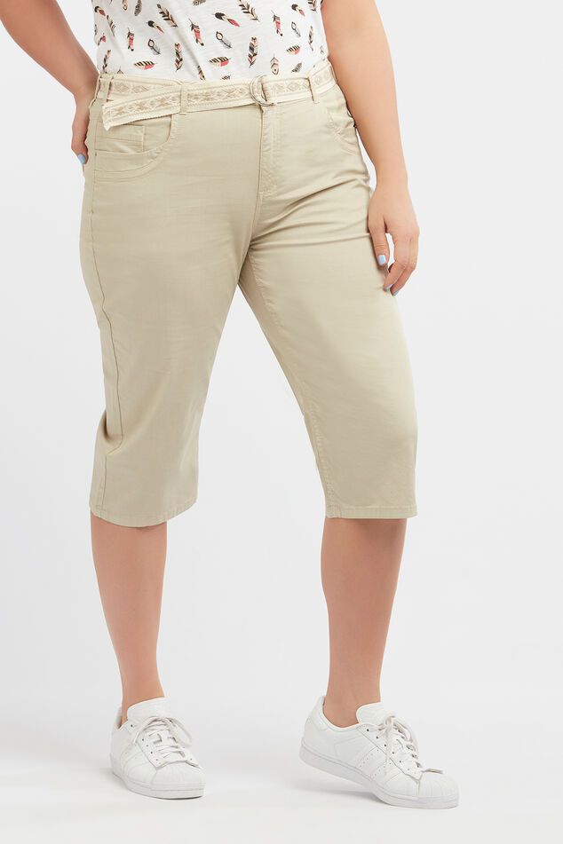 Capri-Hose aus Baumwolle image number 3