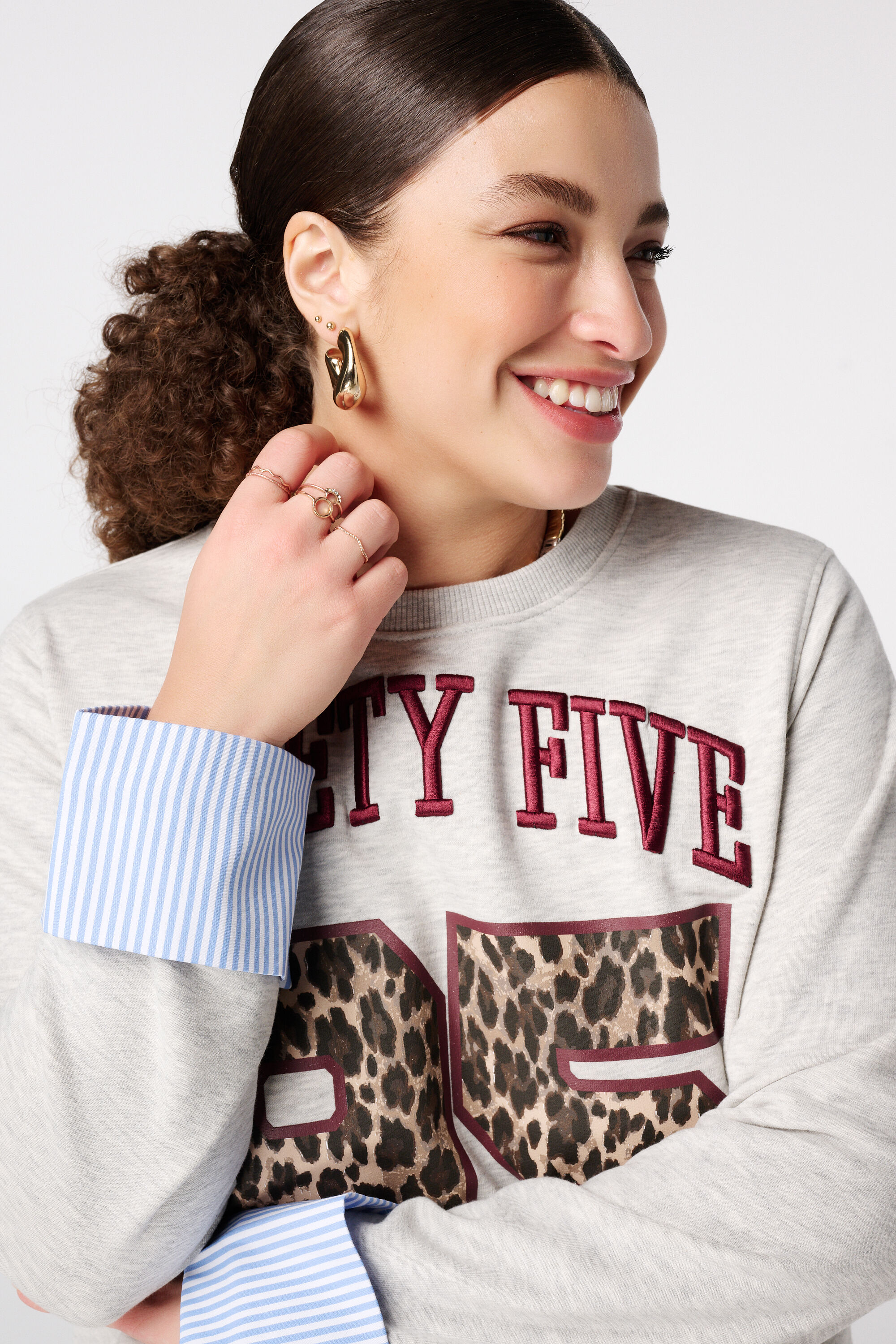 Pullover mit Blusendetails image number 4