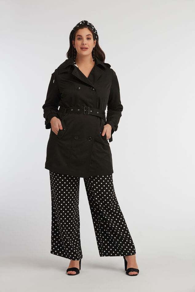 Trenchcoat mit abnehmbarer Kapuze image number 3