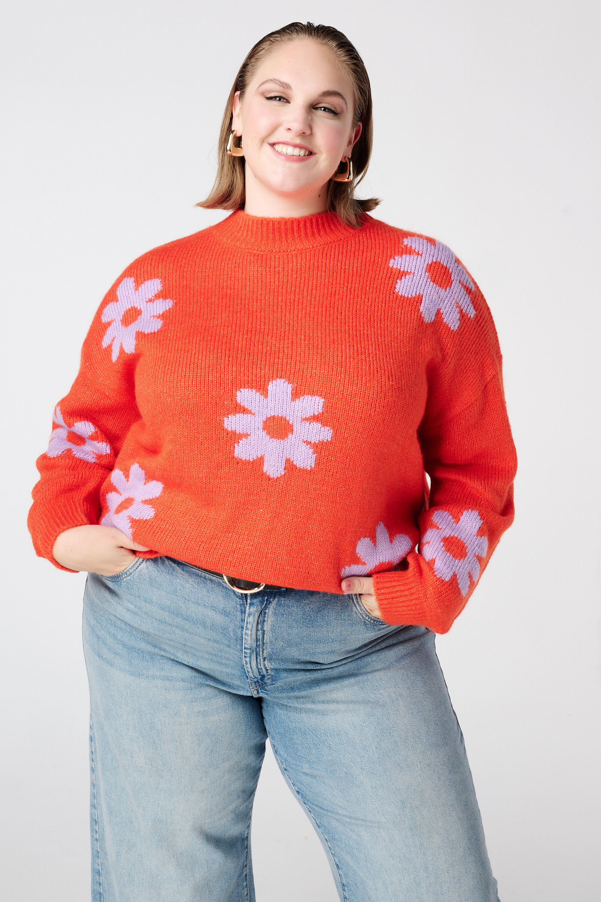 Pullover mit Blumenprint