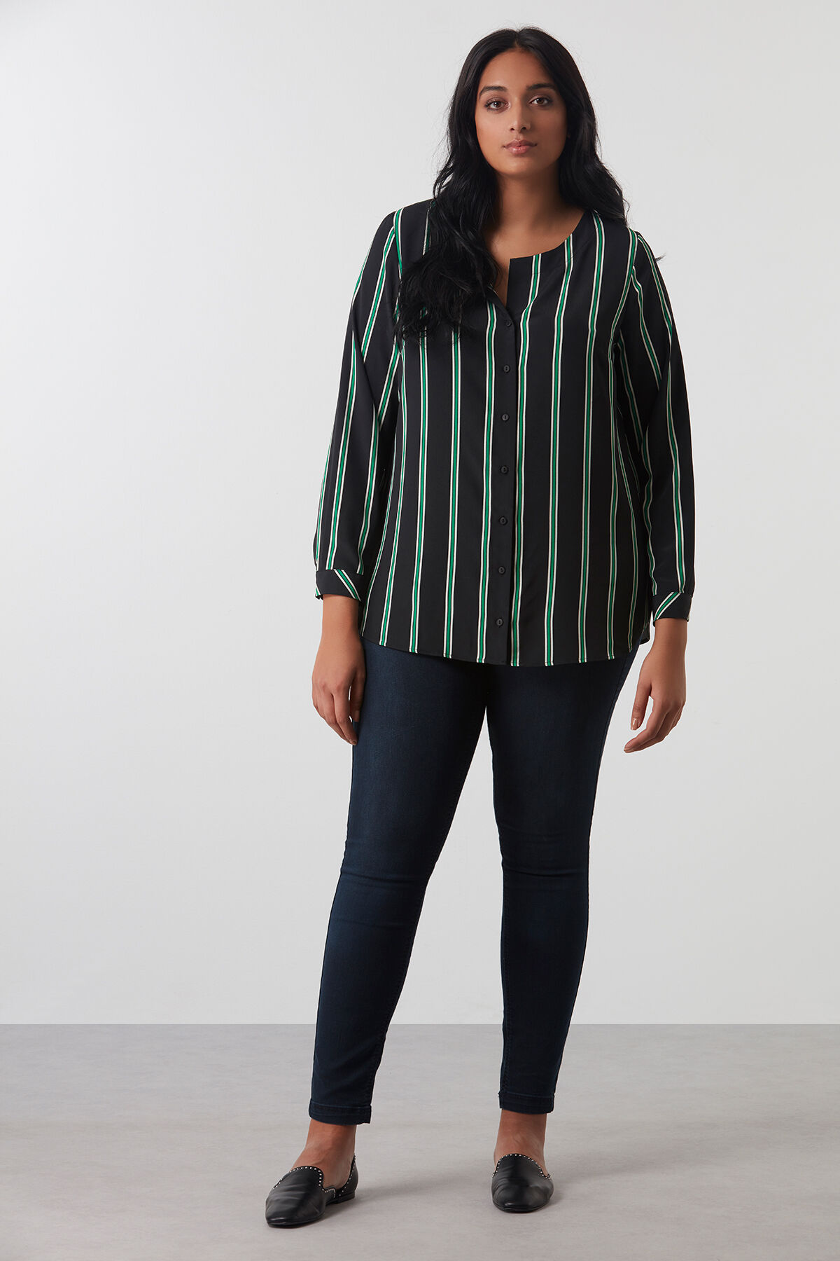 Gestreifte Bluse image number 3