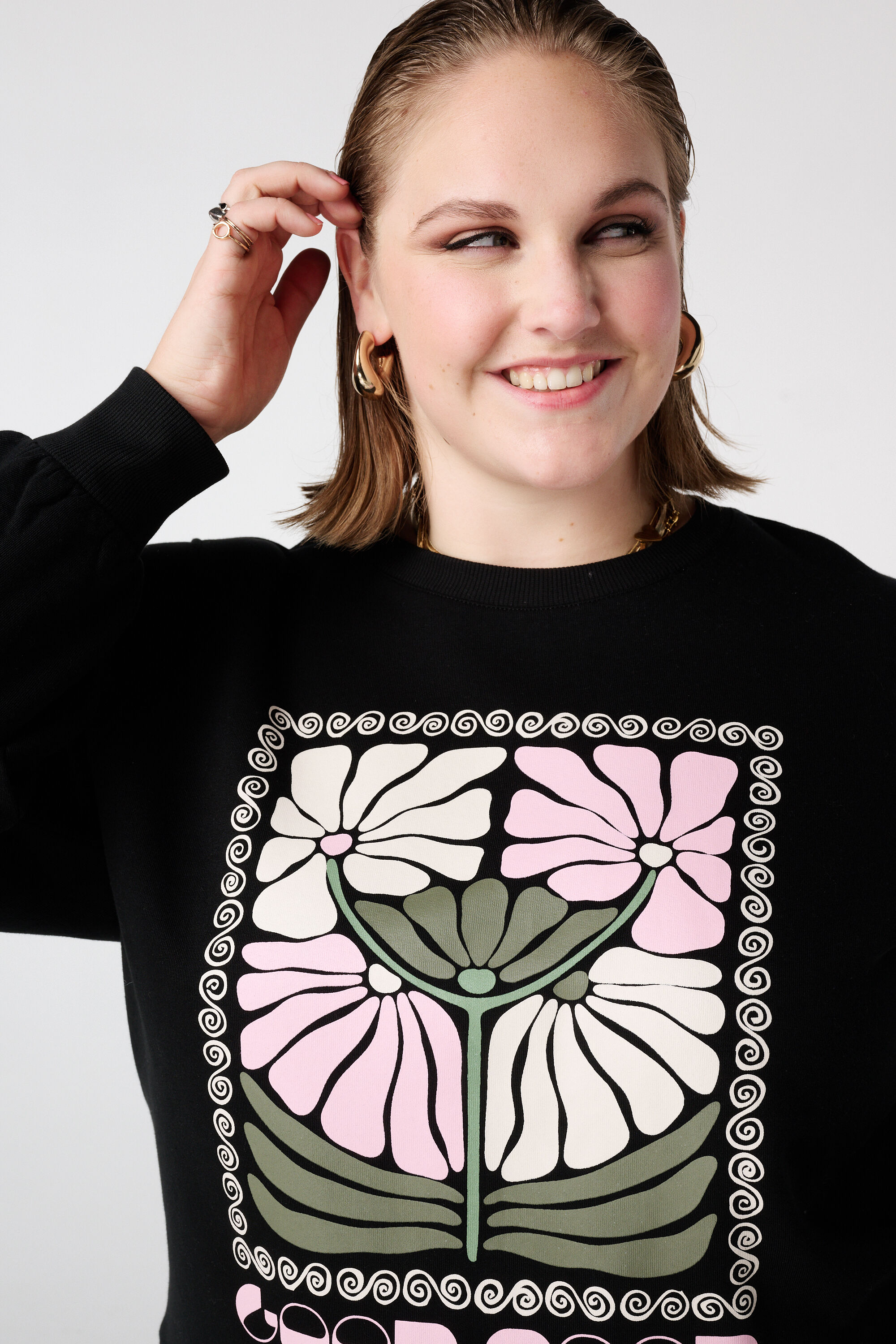 Sweatshirt mit Print image number 4