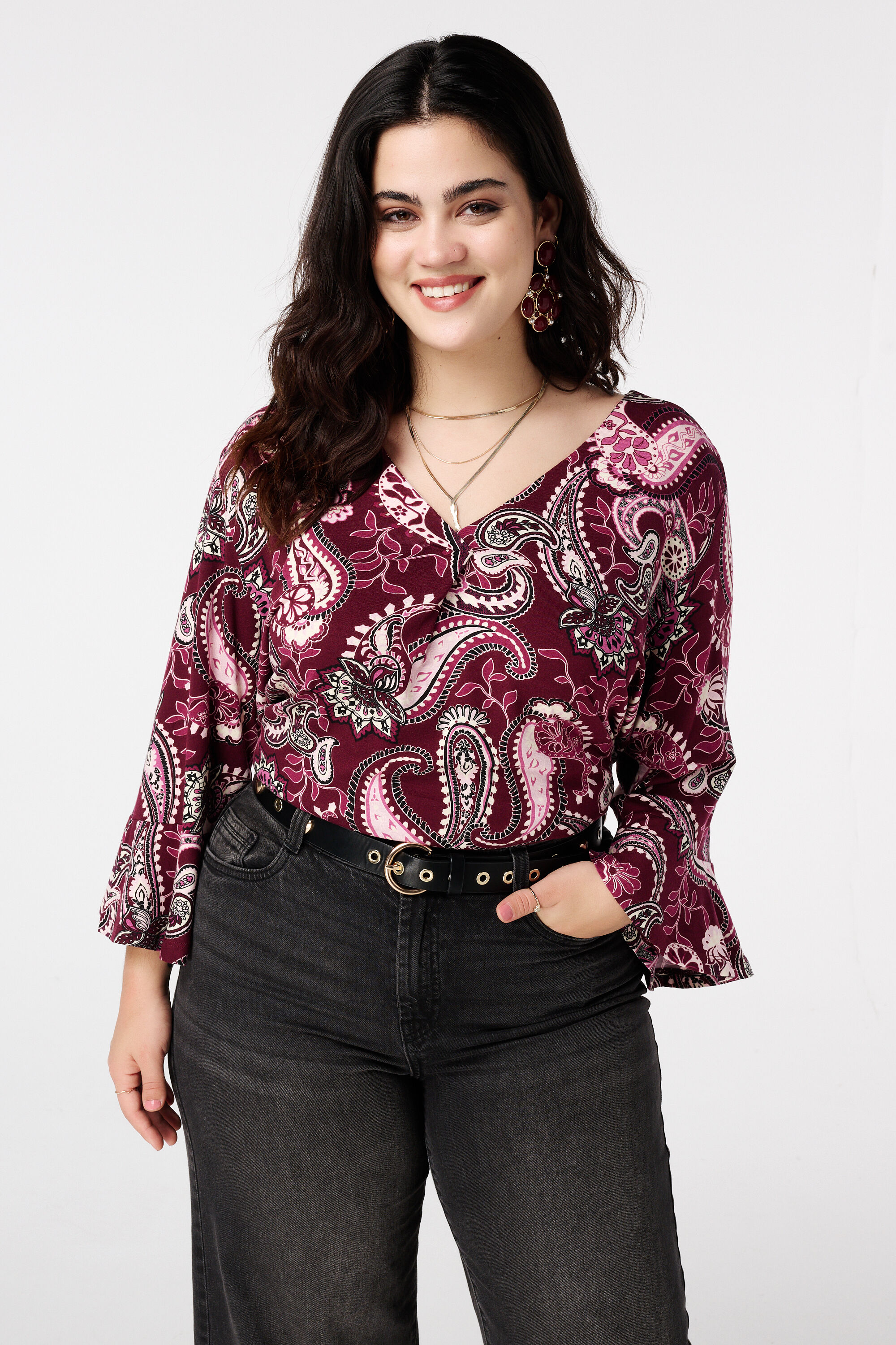 Top mit Paisley-Print