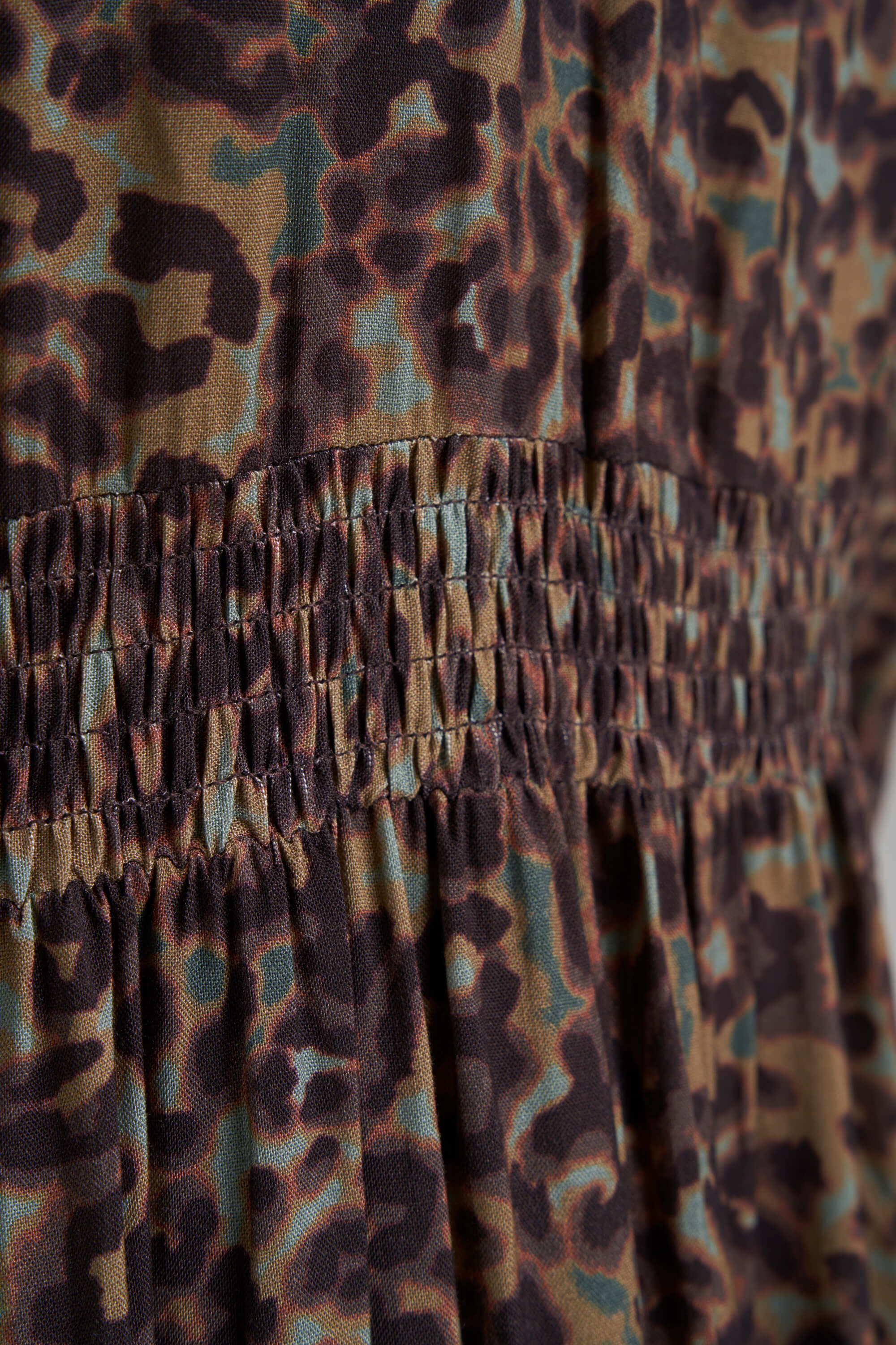 Langes Blusenkleid mit Print  image number 7