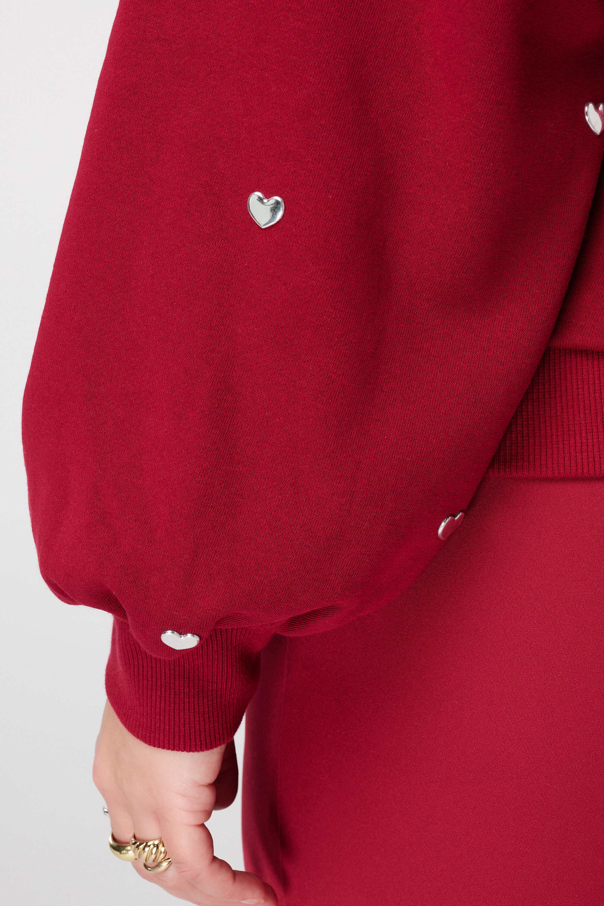 Sweatshirt mit Nieten image number 6