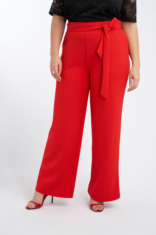 Hose mit Bindegürtel image number 4