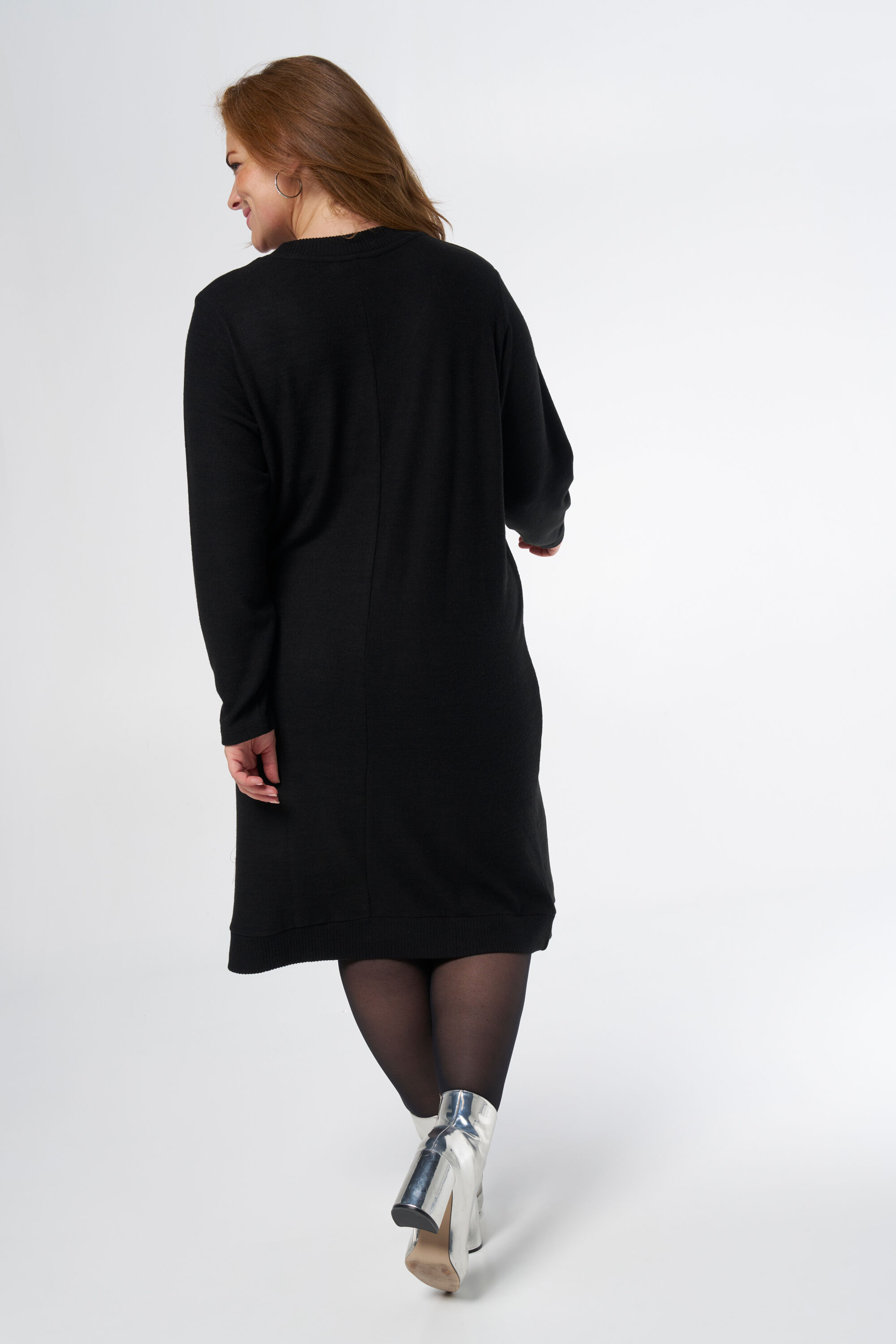 Sweat-Kleid mit Print image number 3