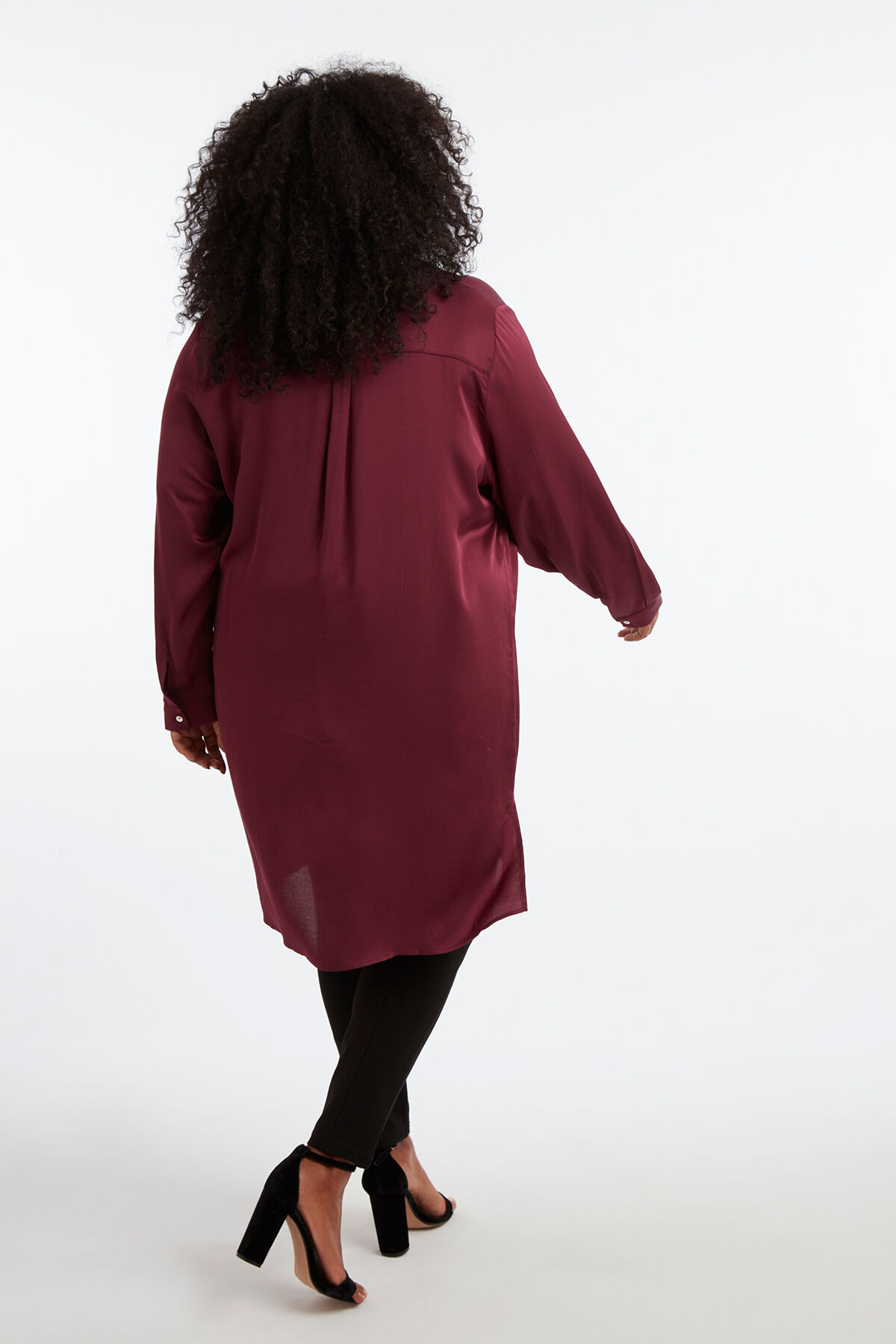 Satin-Bluse image number 3