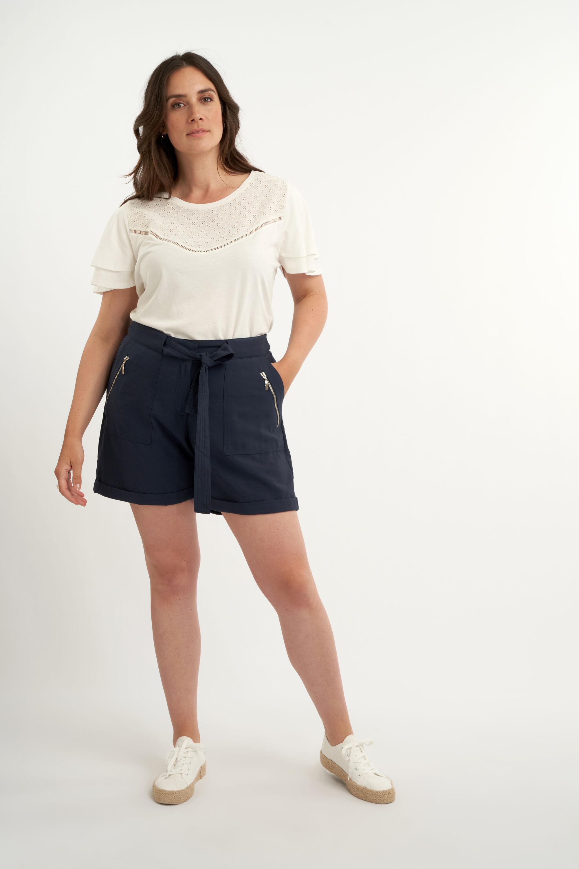 Shorts mit Rei&szlig;verschl&uuml;ssen  image number 5