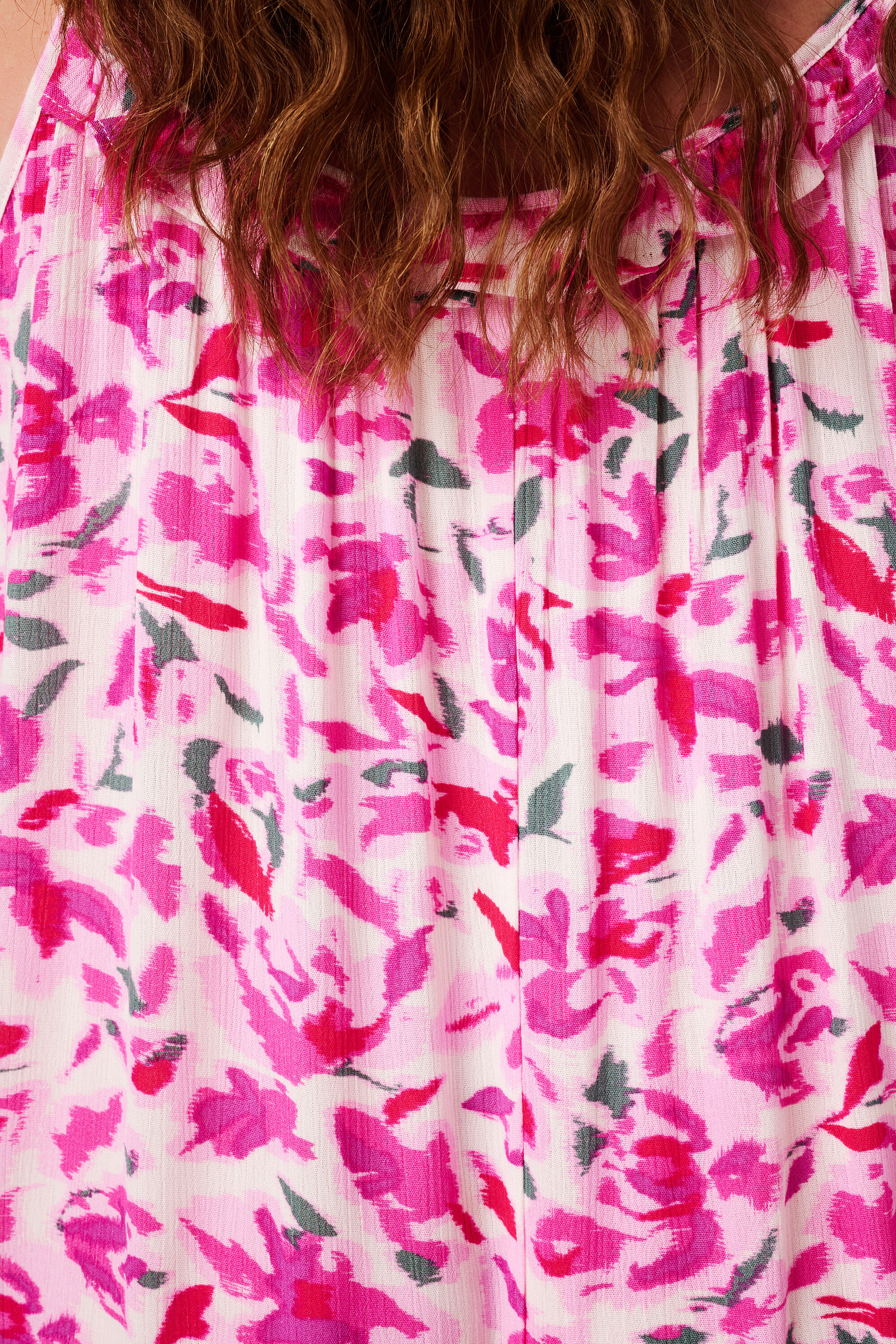 Maxikleid mit Print und Quasten image number 5