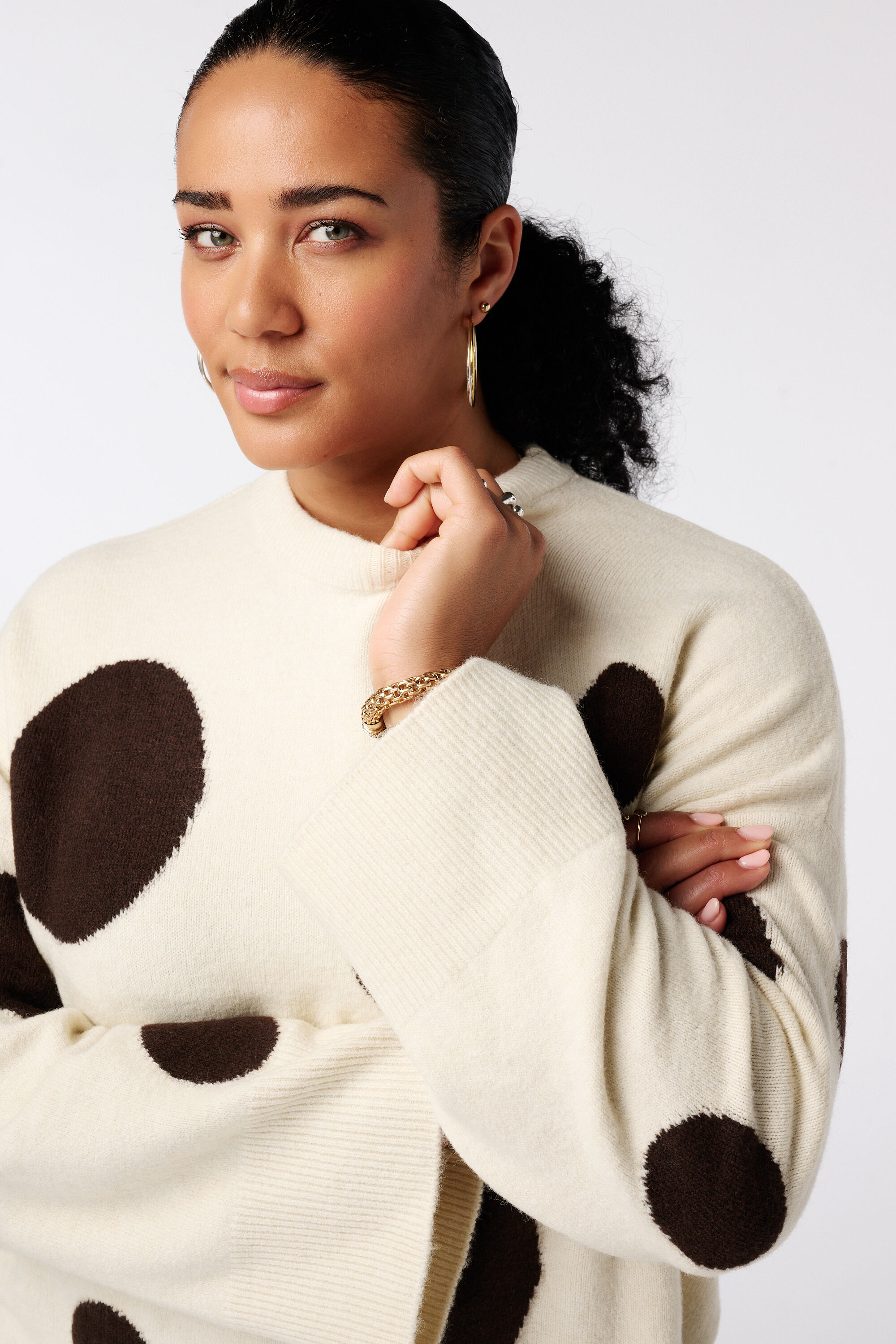 Pullover mit Punktemuster image number 4