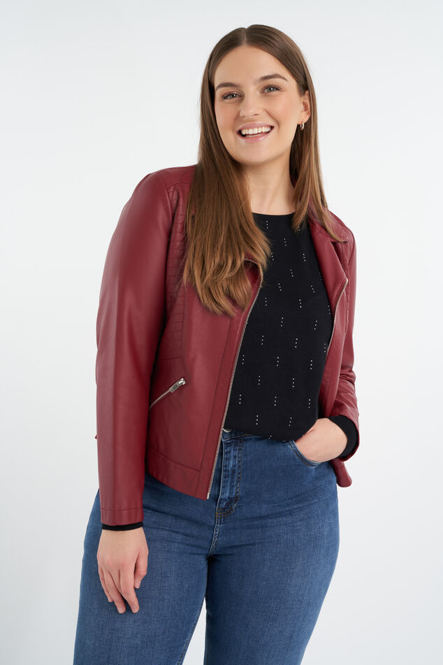 PU-Kunstlederjacke image number 6