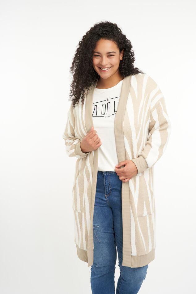Cardigan mit Print image number 0