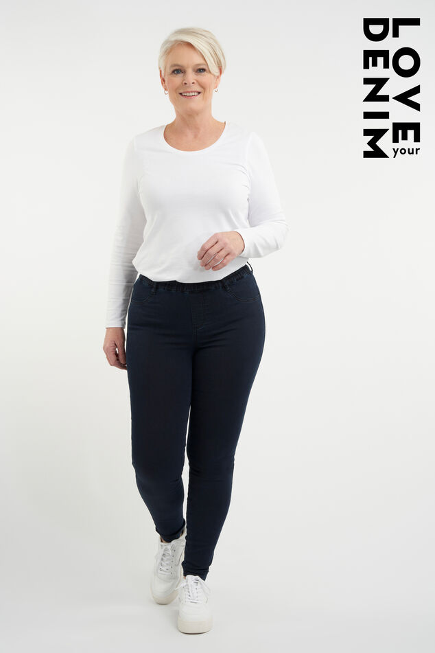 Slim fit 32 inch tregging POPPY image number 0