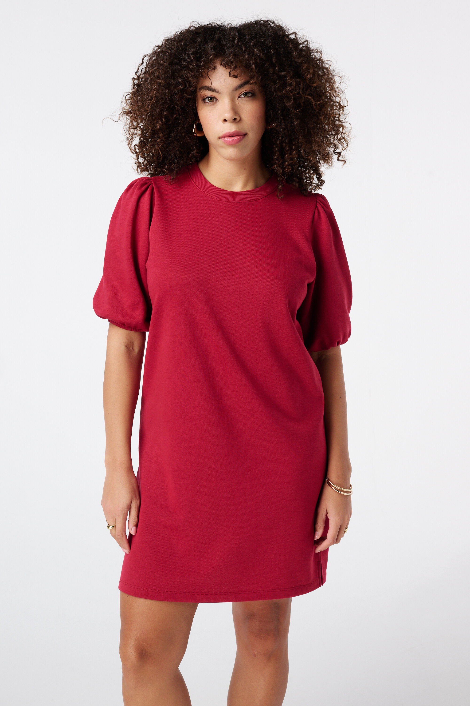 Kleid mit kurzen Puff&auml;rmeln image number 5