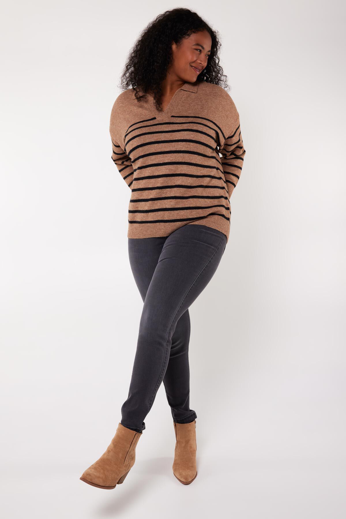 Feinstrickpullover mit Polokragen image number 0