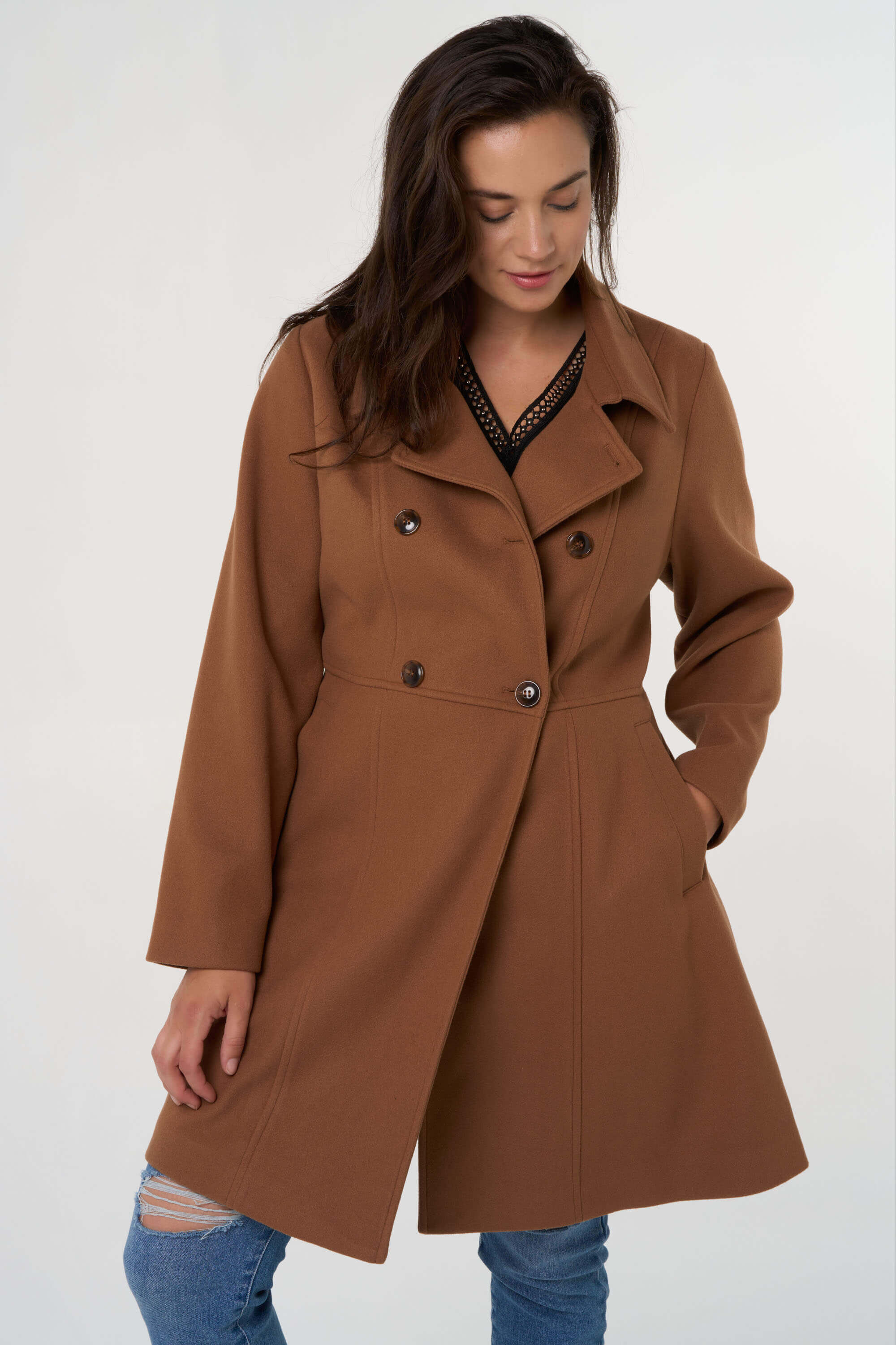 Mantel mit Doppelverschluss image number 5