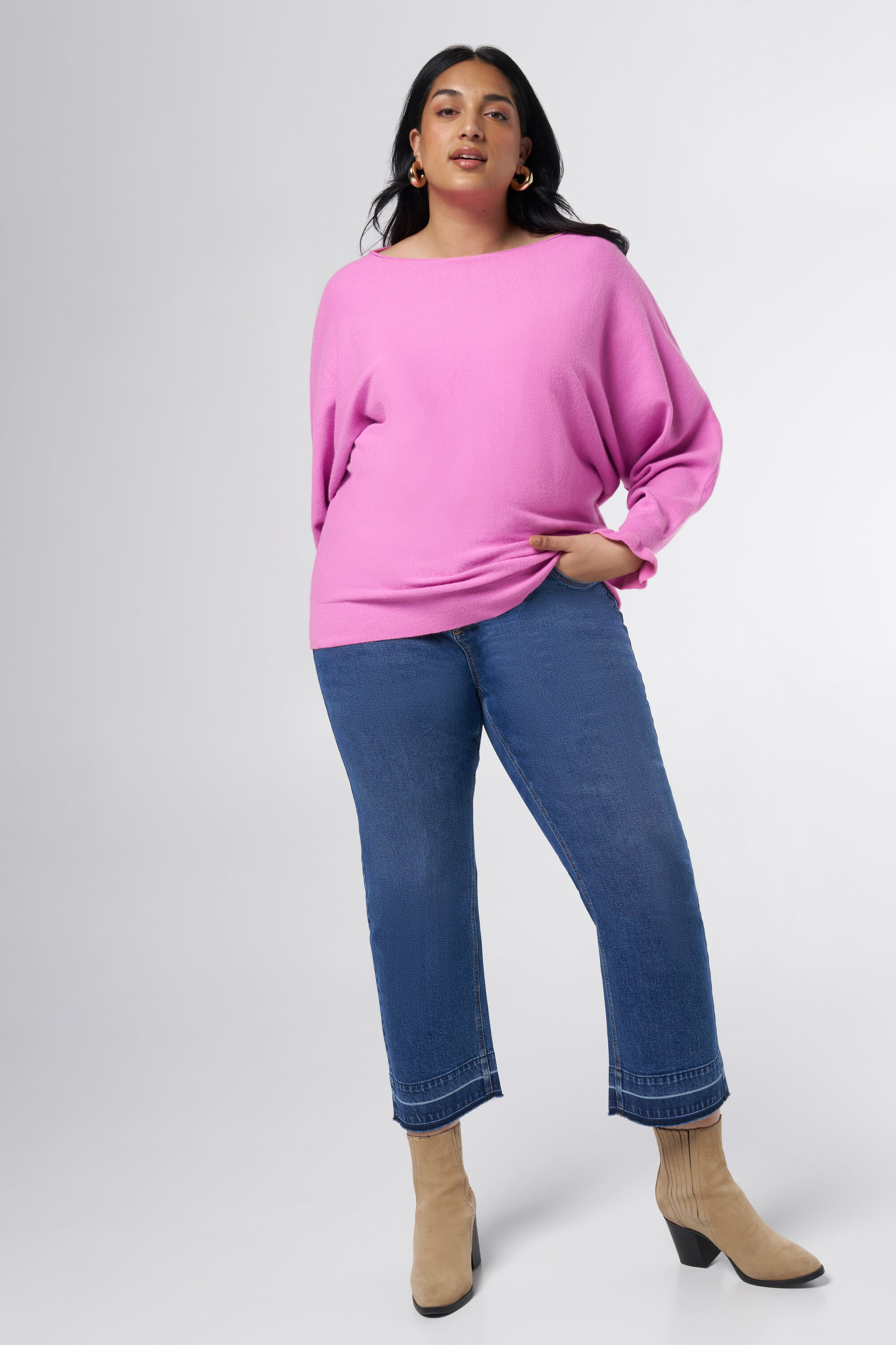 Strickpullover mit U-Boot-Ausschnitt  image number 5