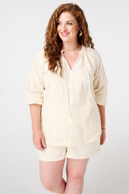 Bluse mit Stickerei  Bluse mit Stickerei