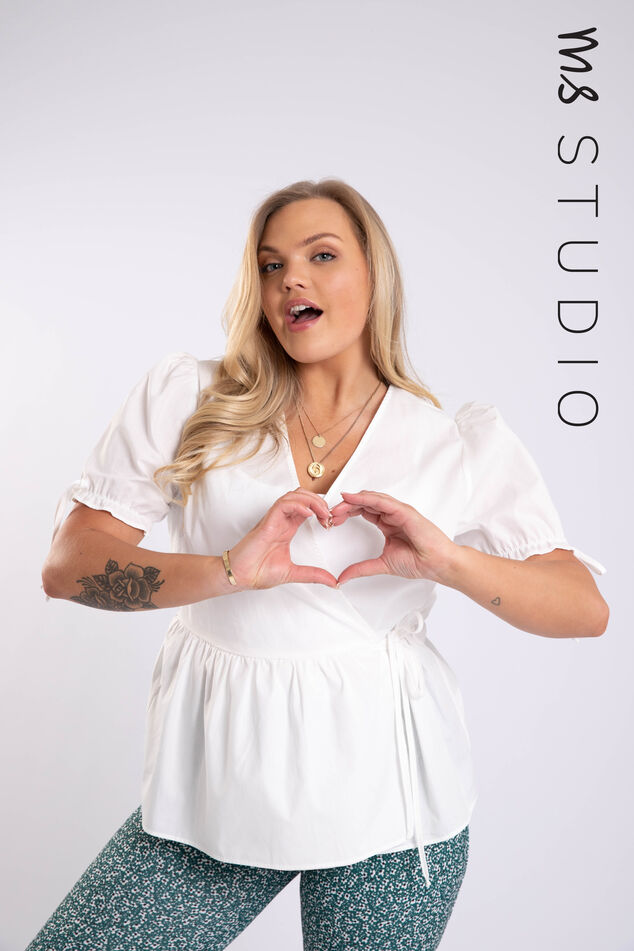 Bluse mit Überschlag  image number 0