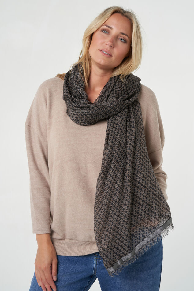 Schal mit Print  image number 3