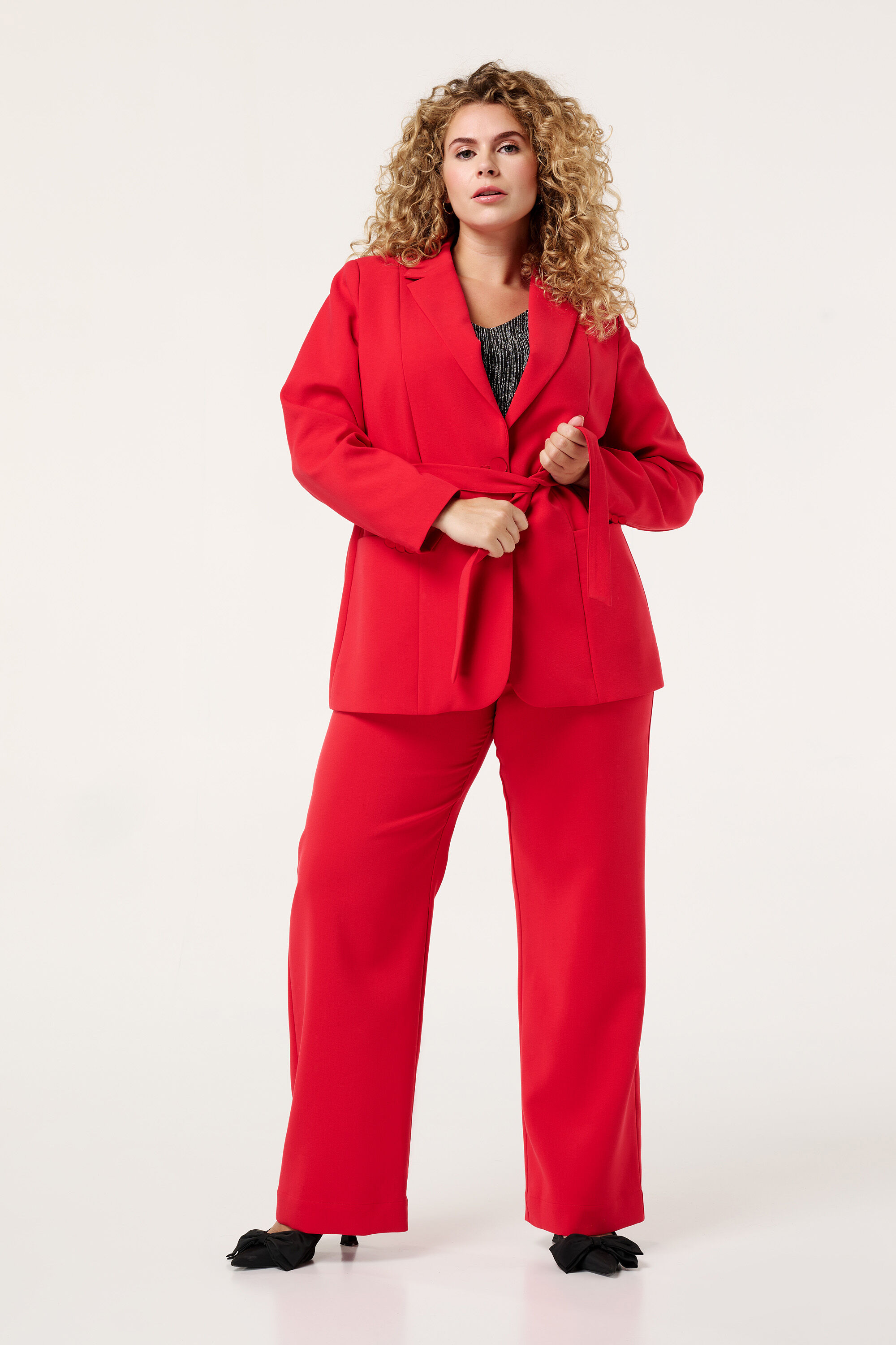 Blazer mit G&uuml;rtel image number 5