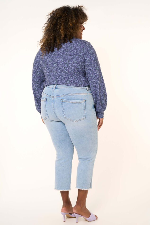 Denim-Jeans mit hoch geschnittener Taille image 3