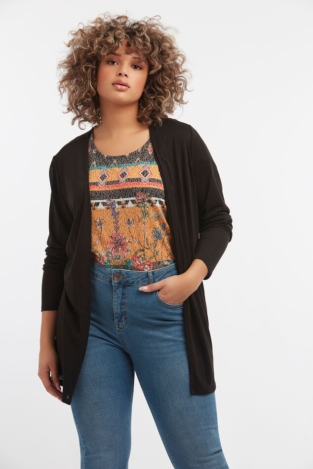 Offener dünner Cardigan image number 3