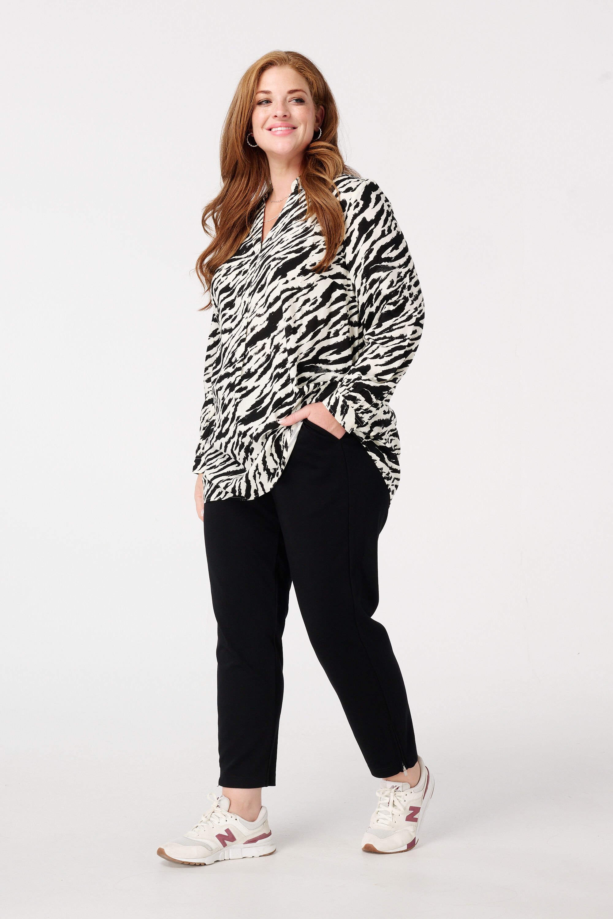 Bluse mit Print image number 5