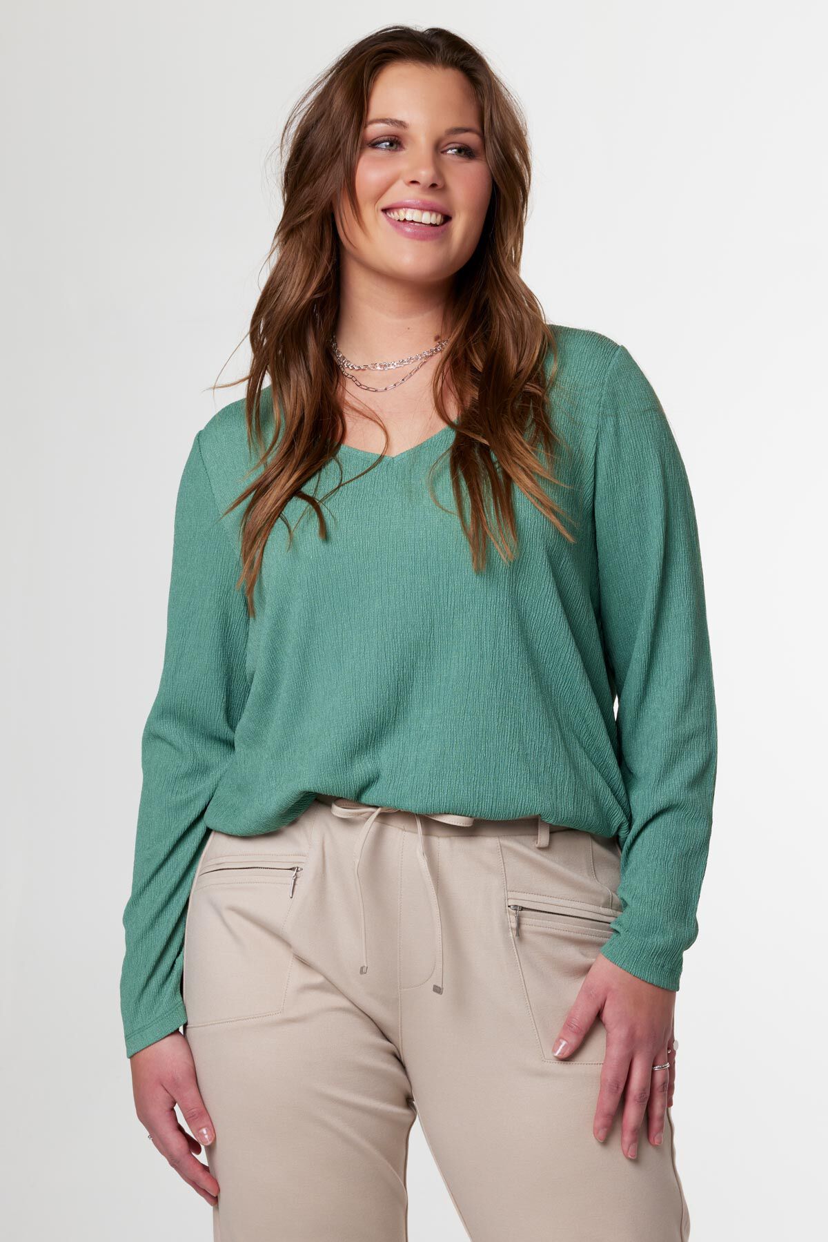 Top mit Struktur im Stoff image number 5