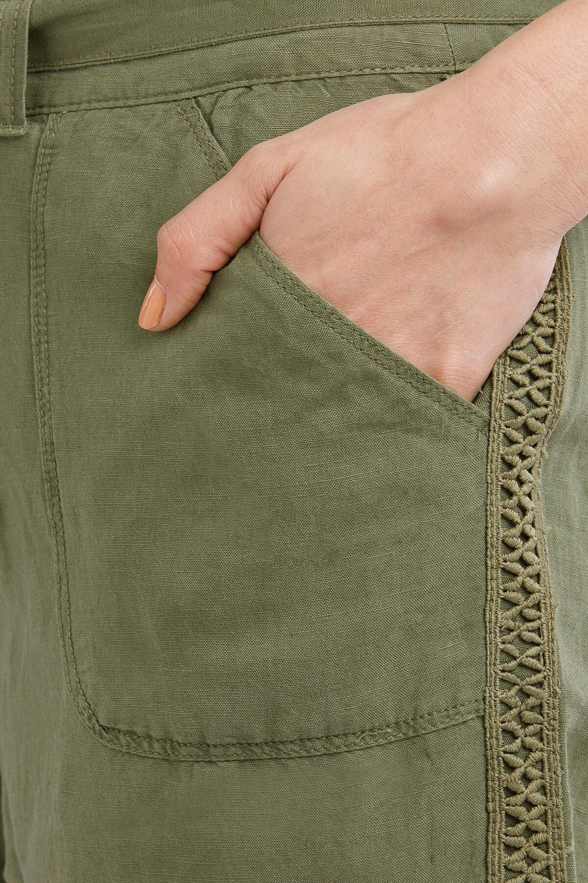 Leinenmischgewebe-Shorts image number 5