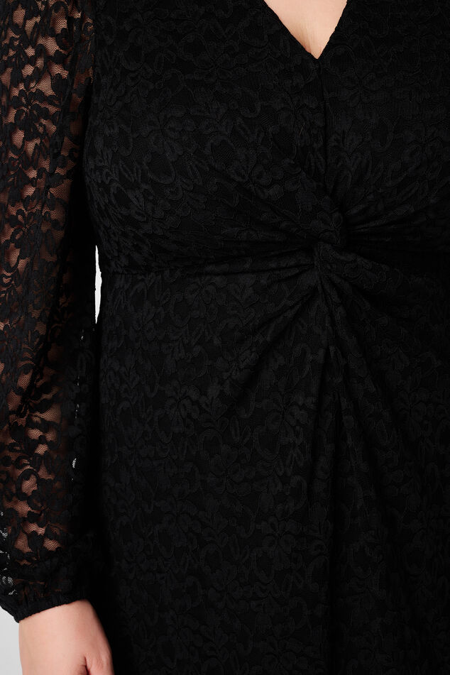 Kleid aus Spitze mit Knopfdetail image number 6