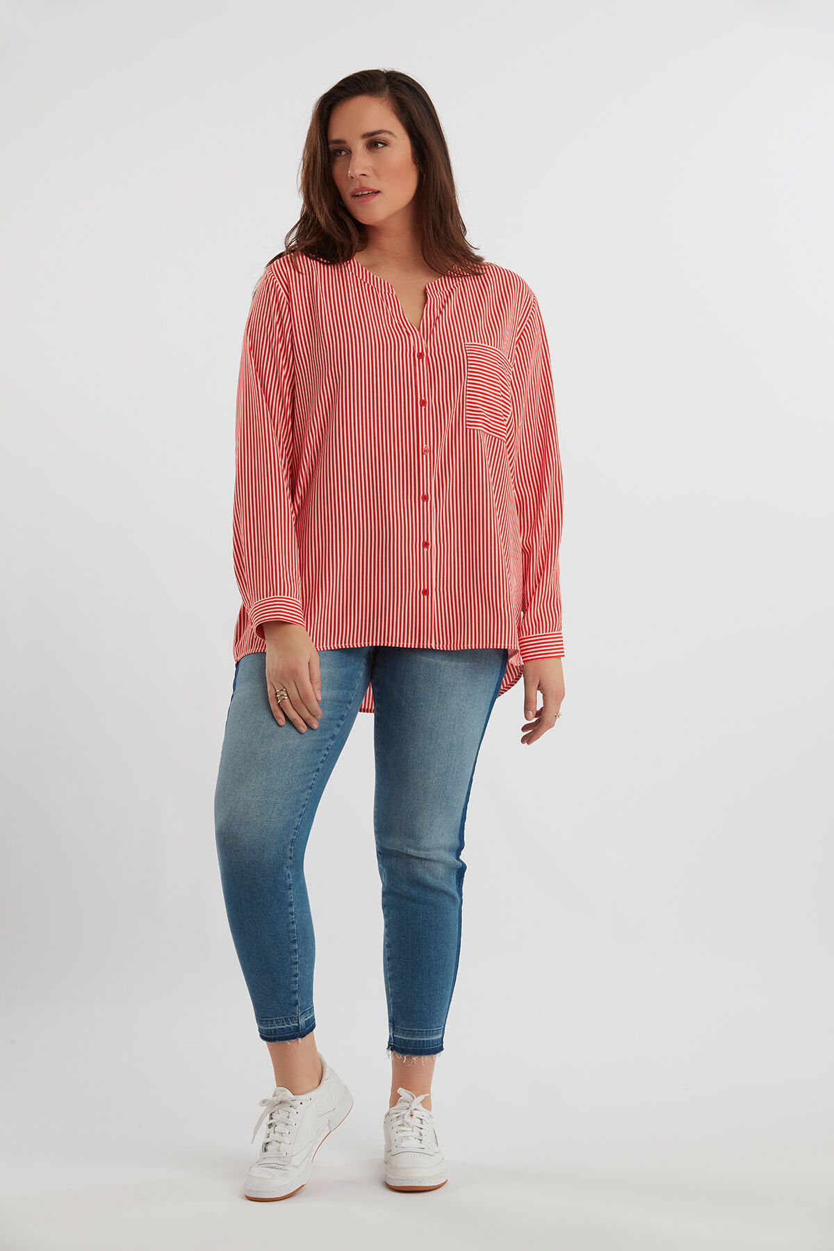 Gestreifte Bluse image number 4