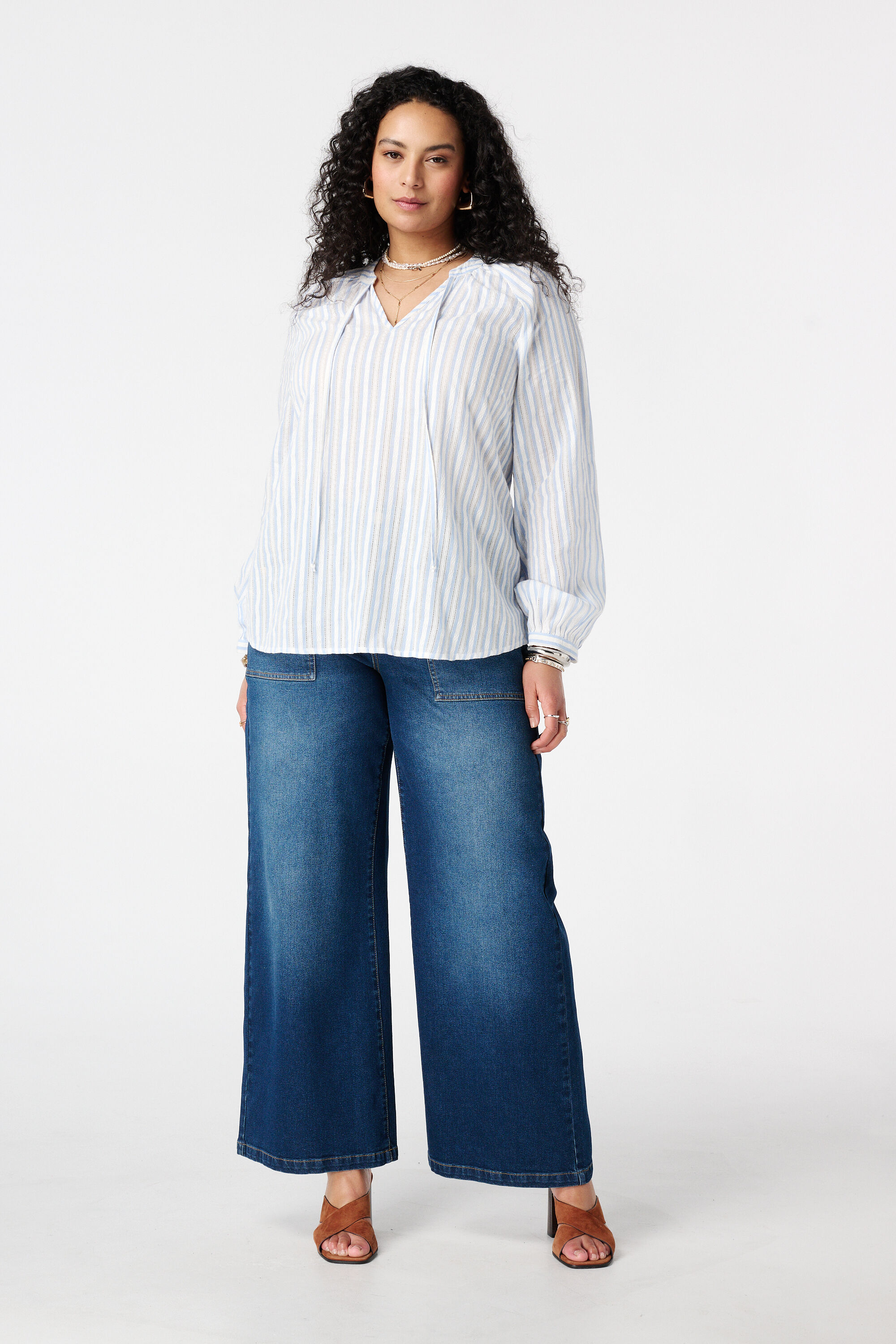 Gestreifte Bluse image number 5