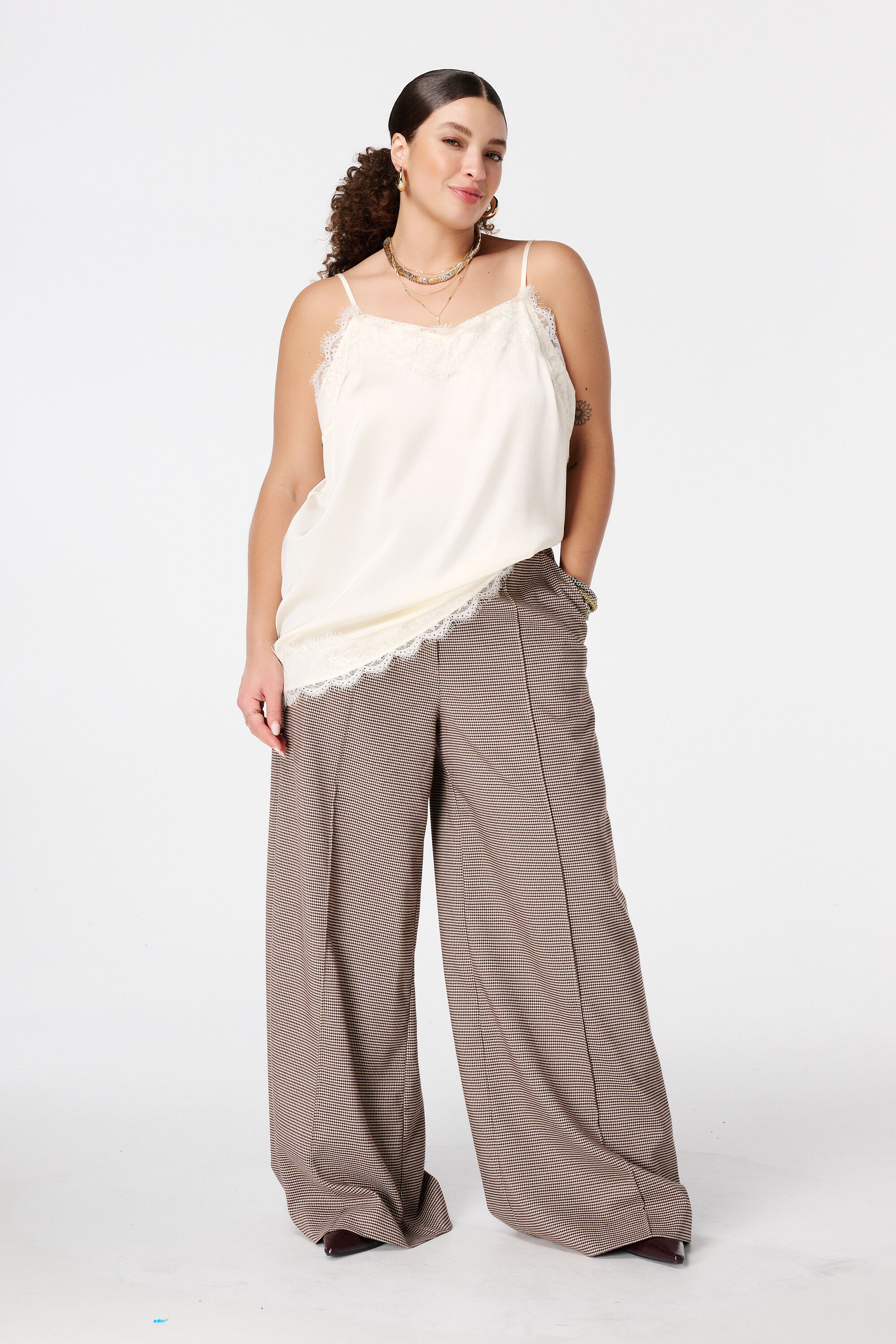 Weite Hose mit G&uuml;rtel image number 0